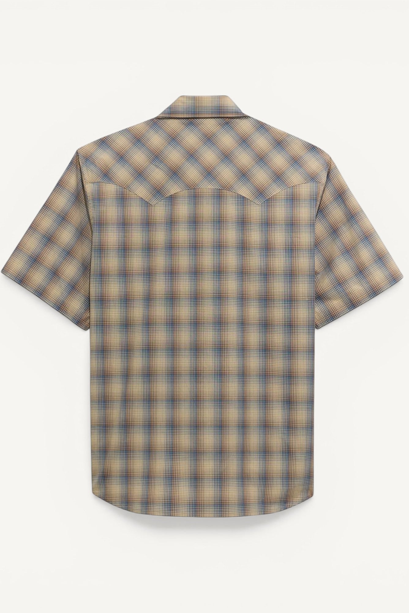 Men's Wrangler Retro Short Sleeve Sawtooth Pocket Western Snap Shirt Wrangler