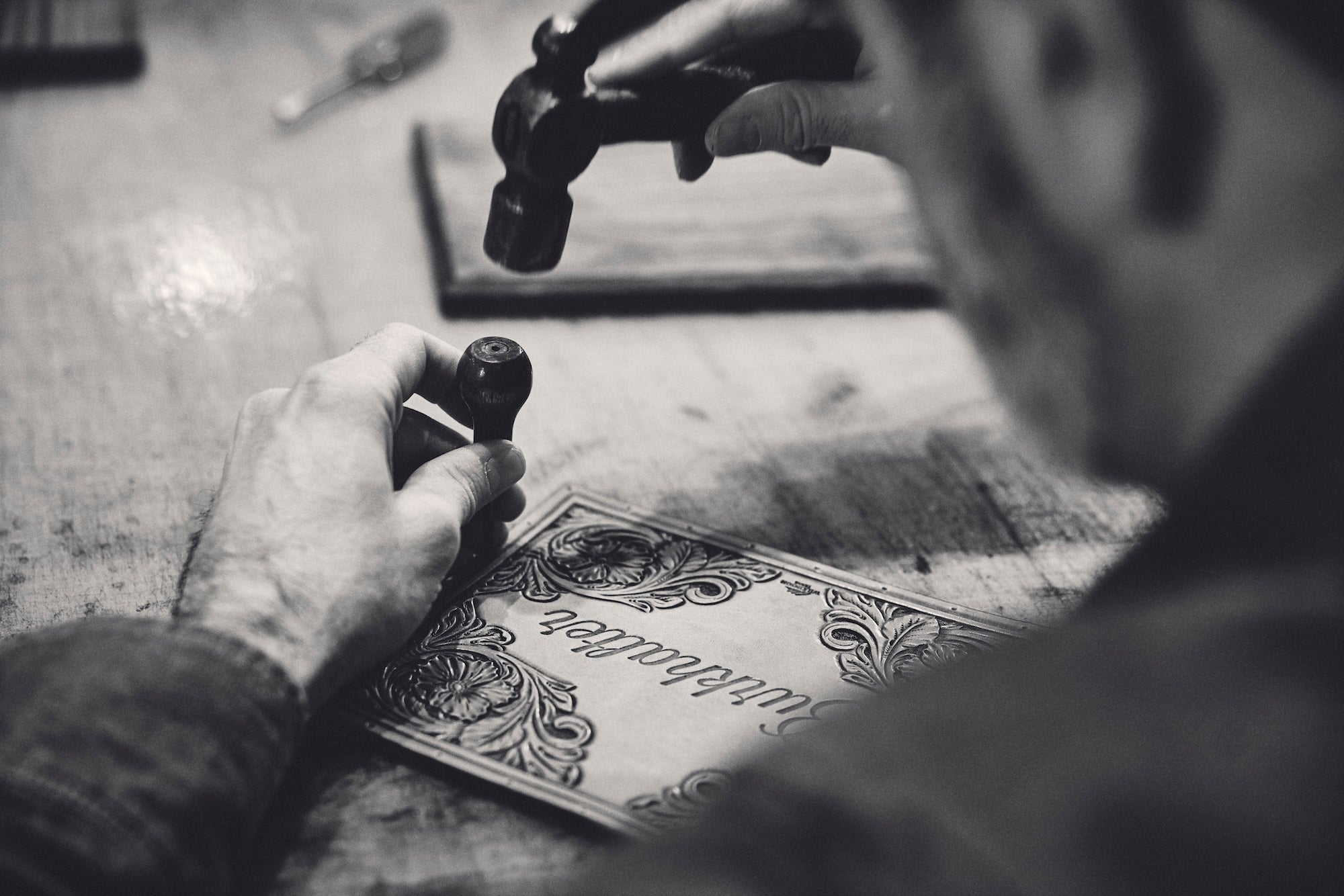 Inside the Wilkinson's leather shop