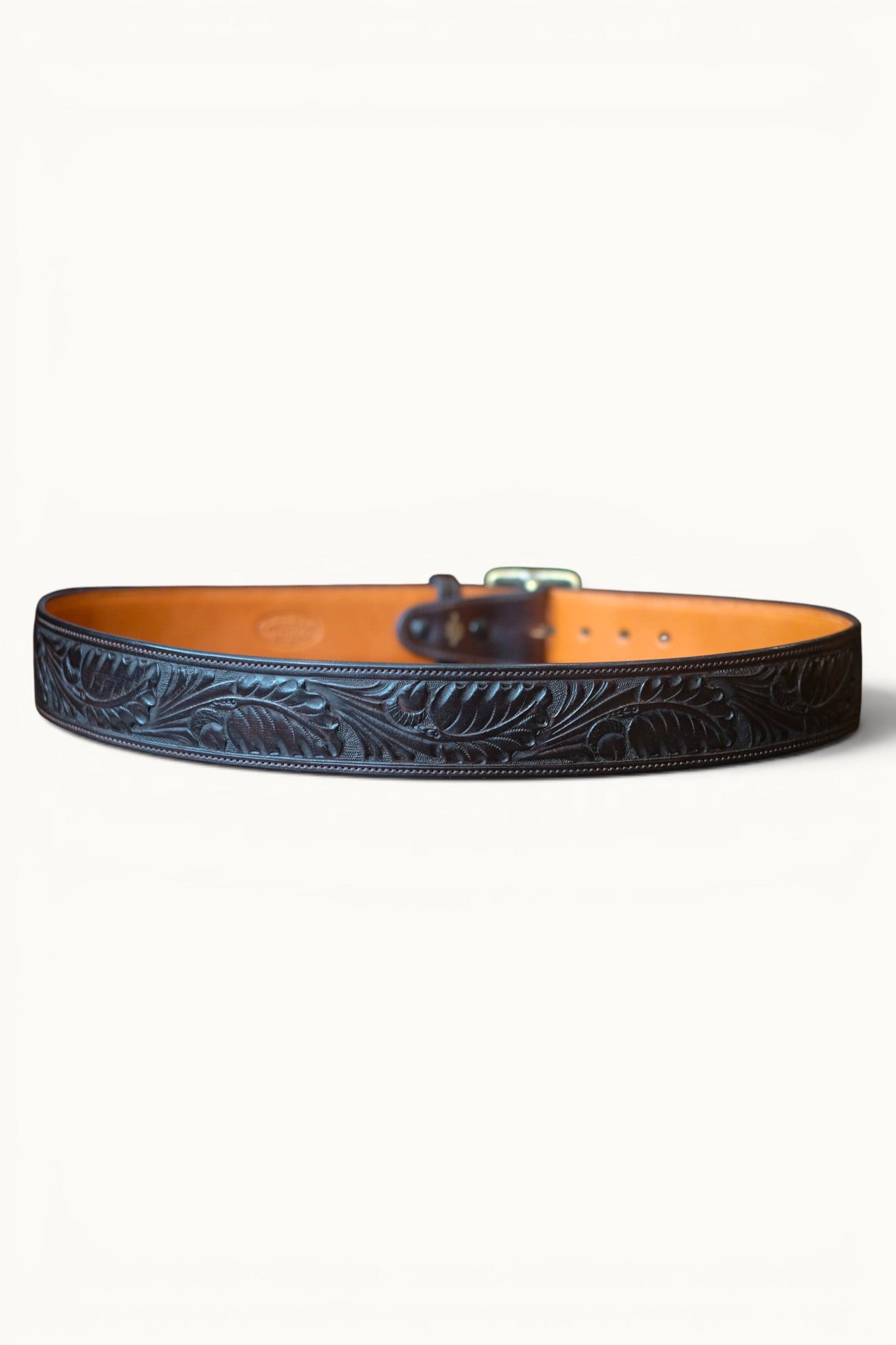 Custom Hand Tooled Belt | Oak Leaf #2