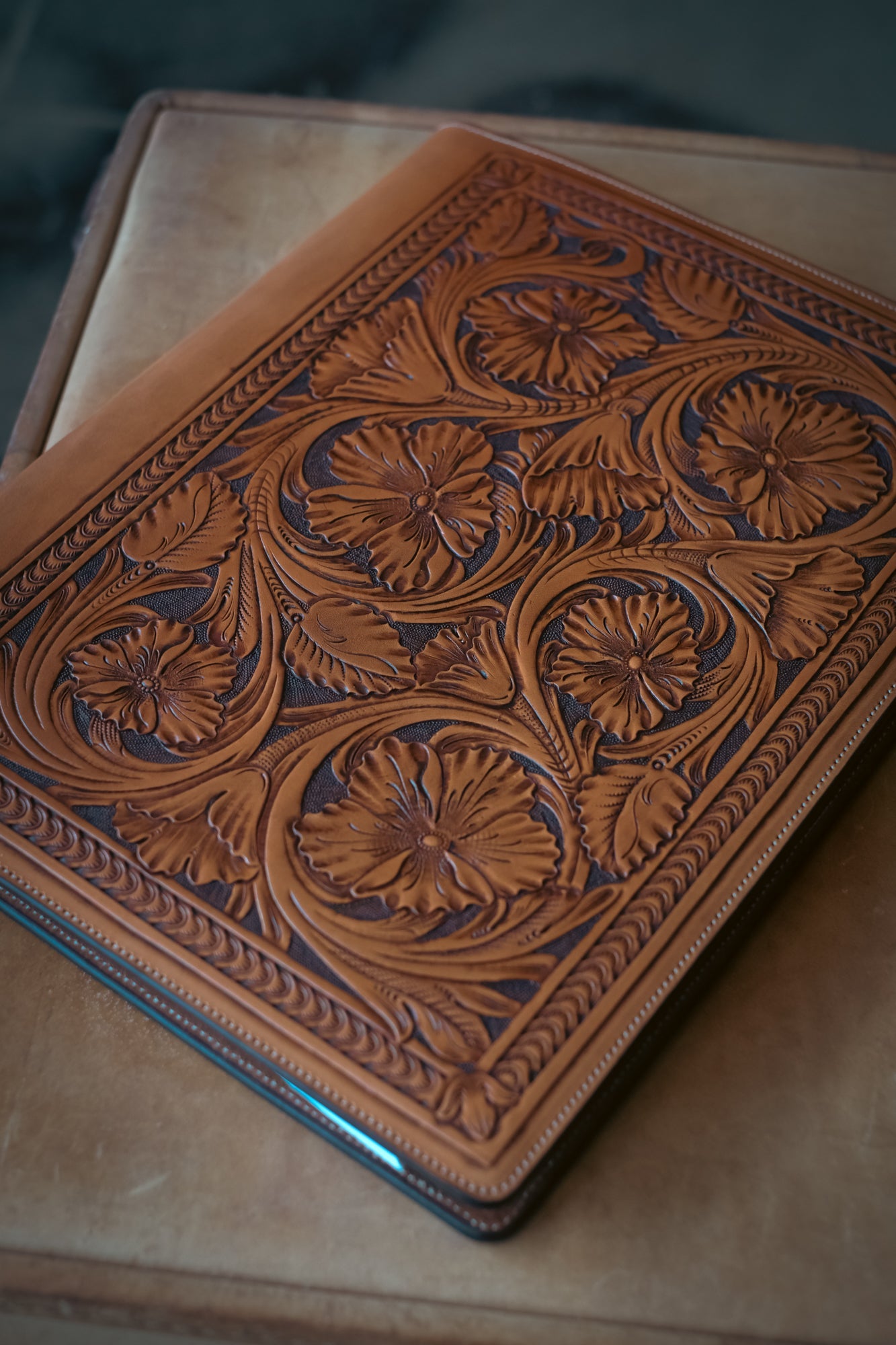Custom 12.75 x 10.5 Large Western Portfolio Wilkinson