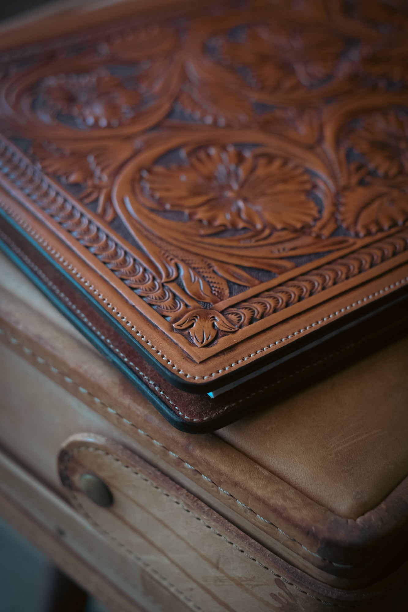 Custom 12.75 x 10.5 Large Western Portfolio Wilkinson