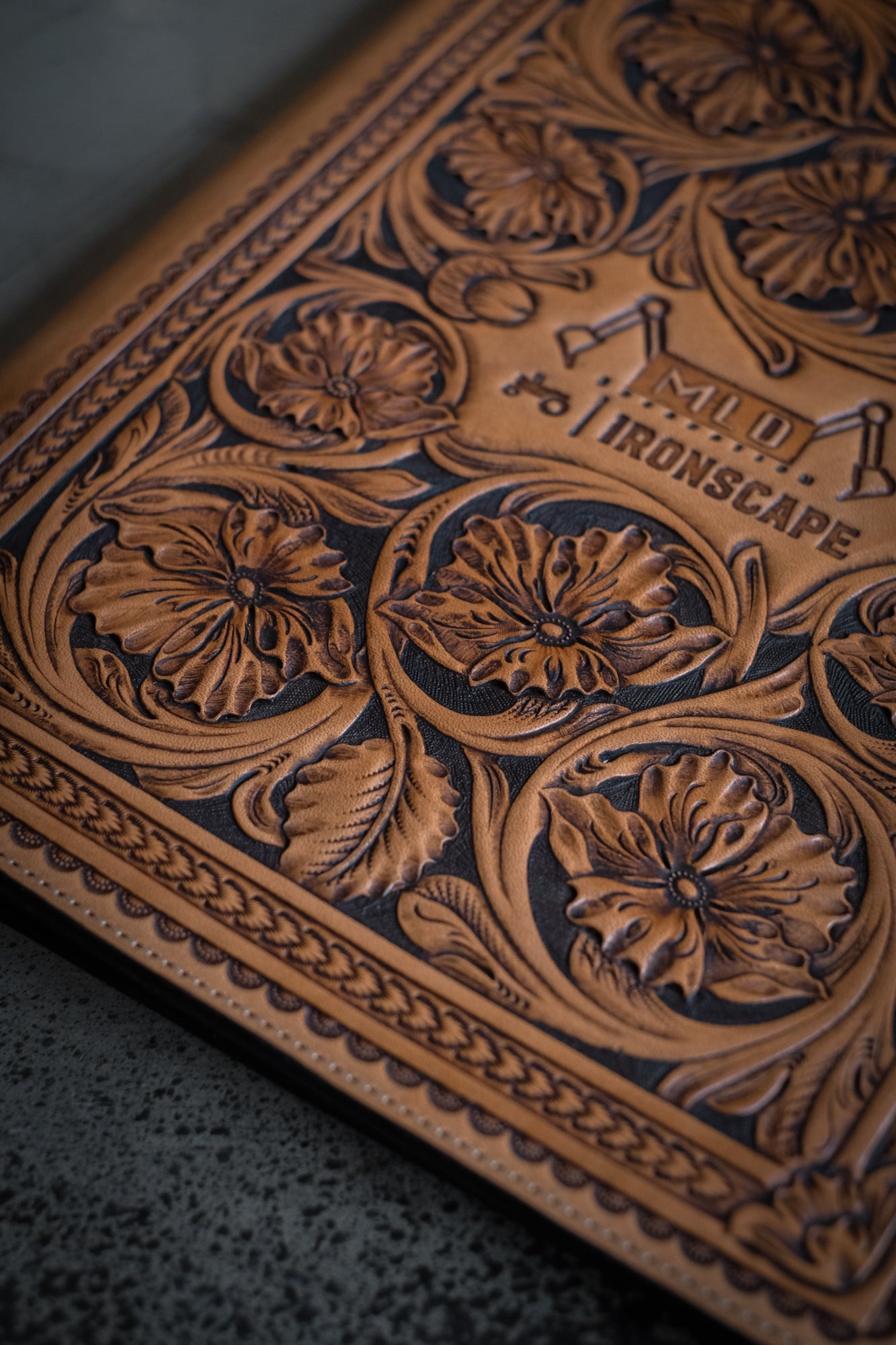 Custom 12.75 x 10.5 Large Western Portfolio Wilkinson