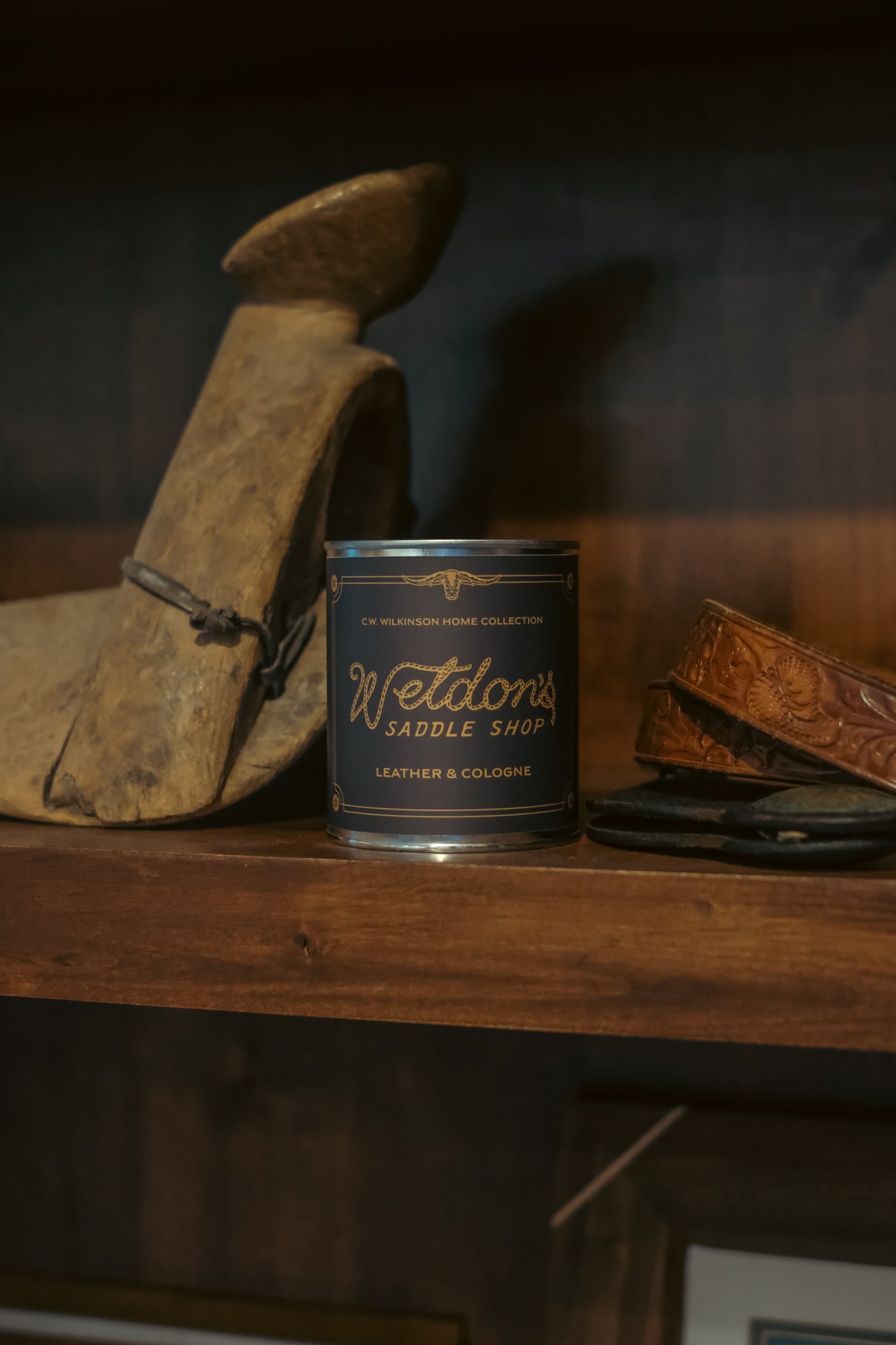 Paint Can Candle | Scent: Weldon's Saddle Shop Wilkinson's Fine Goods