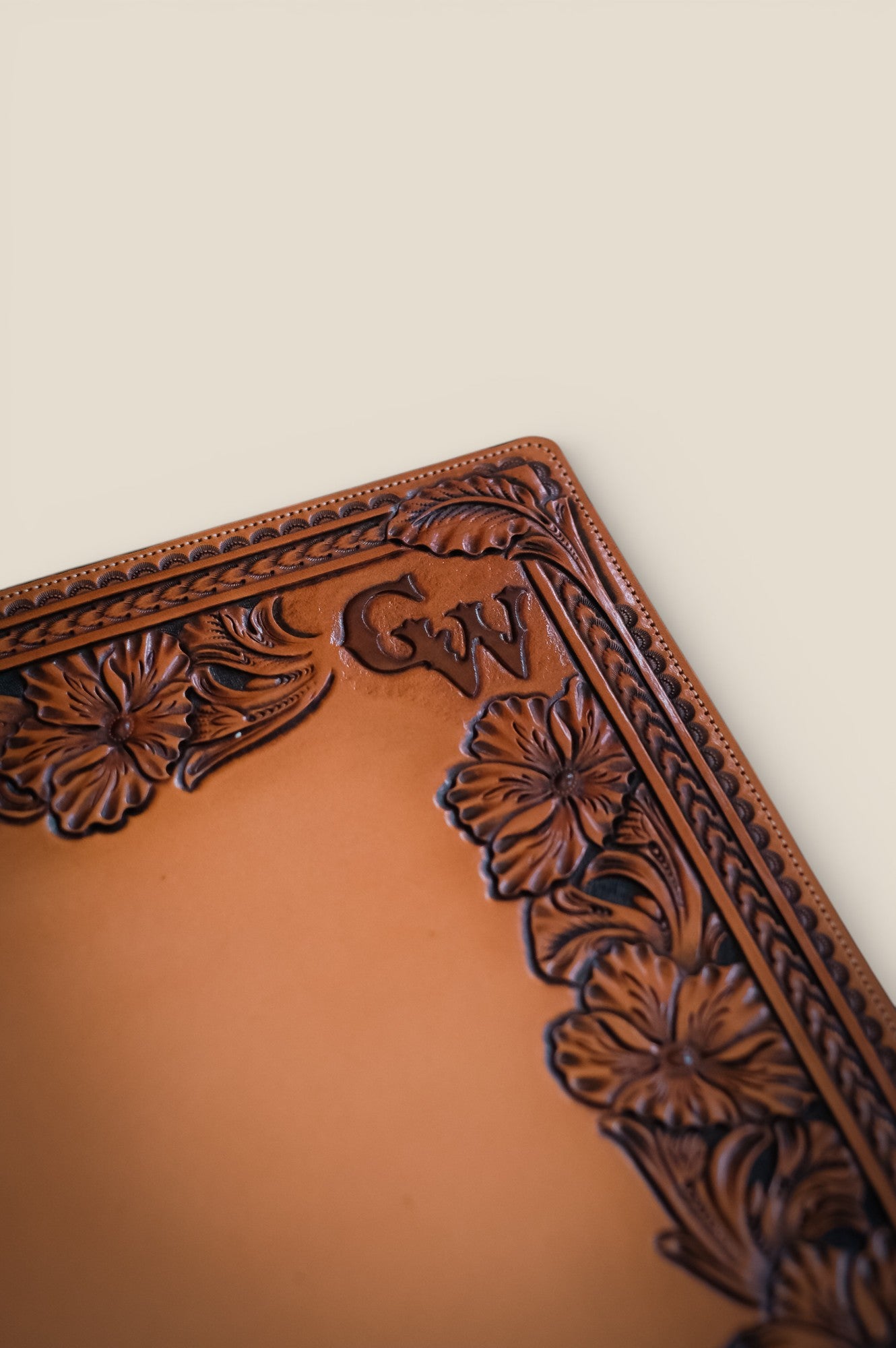 Western Leather Desk Mat