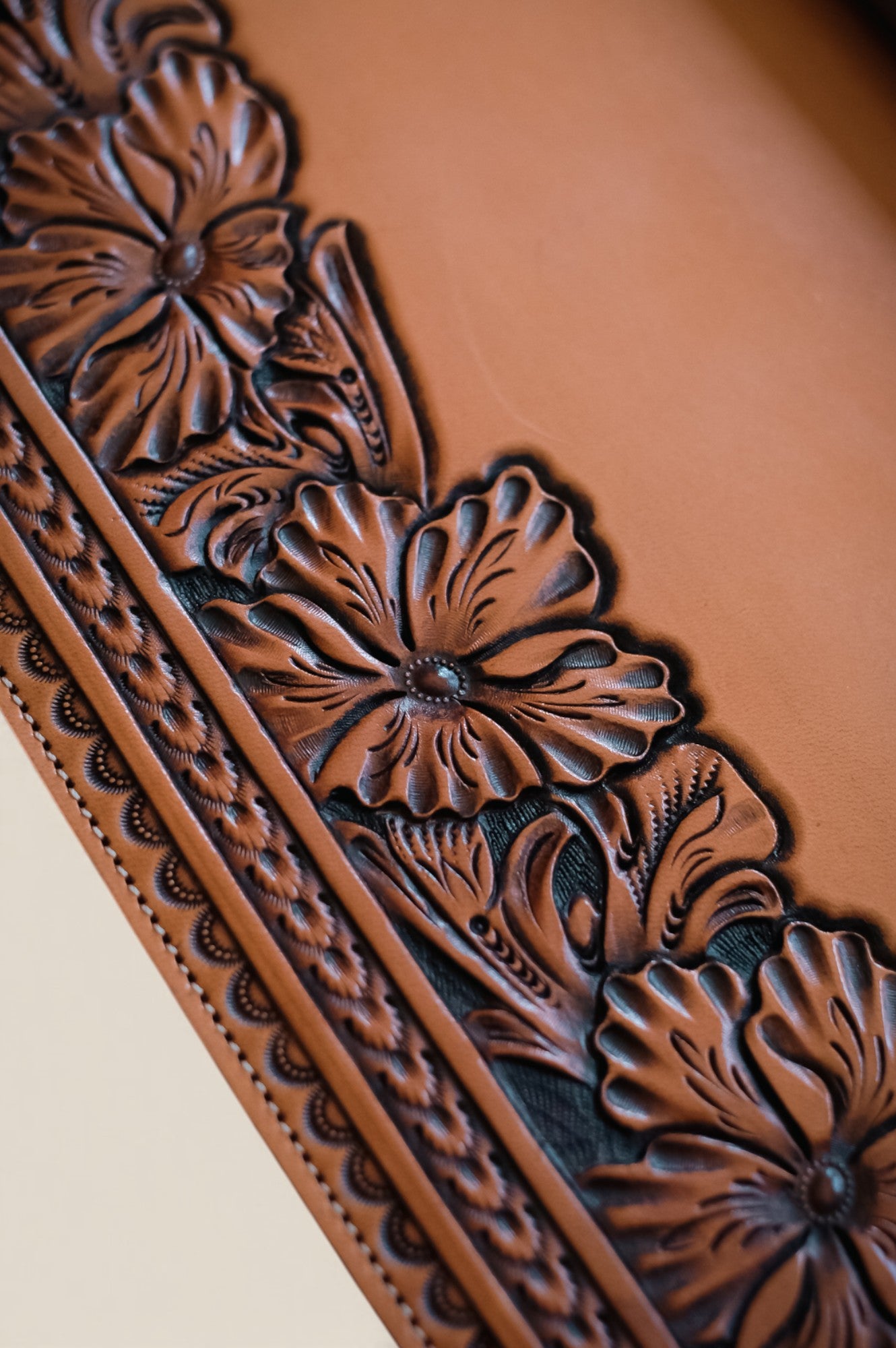 Western Leather Desk Mat