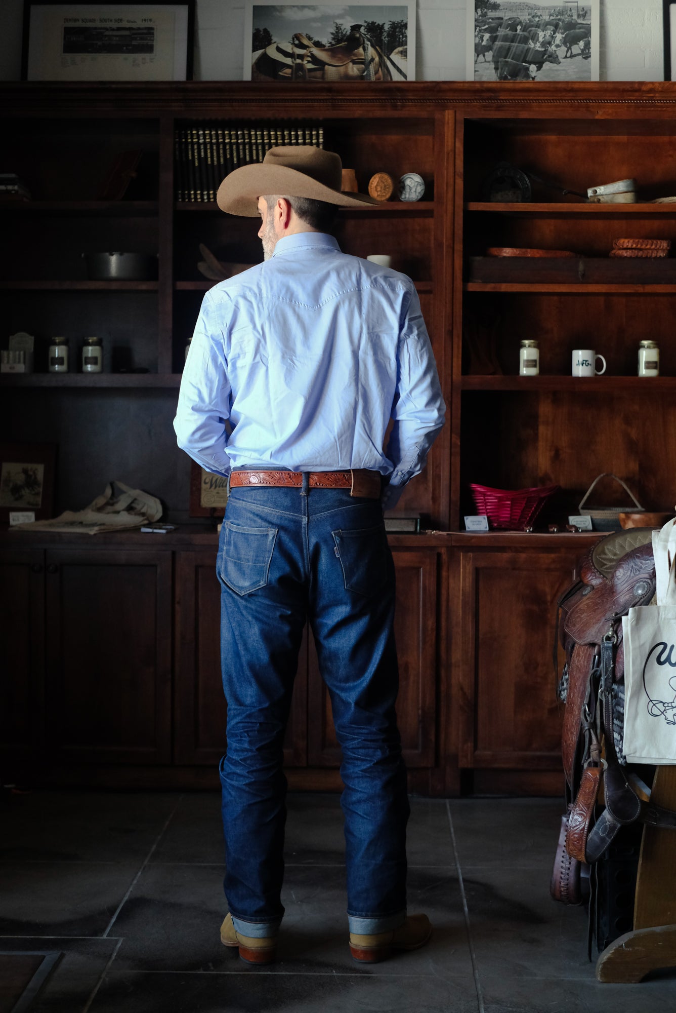 Classic Western Pinpoint Button Down