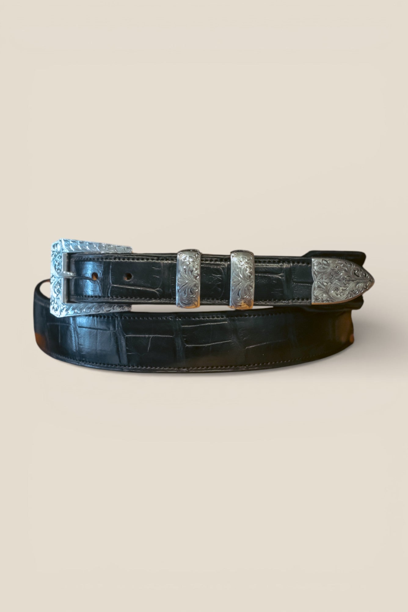 Custom American Alligator Belt