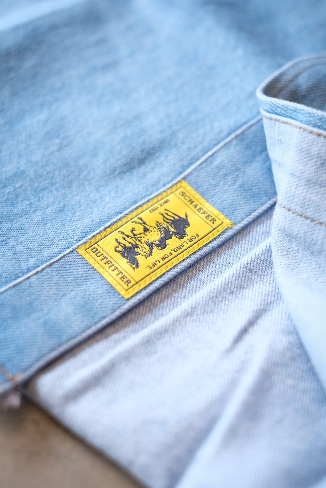 Classic Western Denim Snap Shirt Schaefer Outfitters