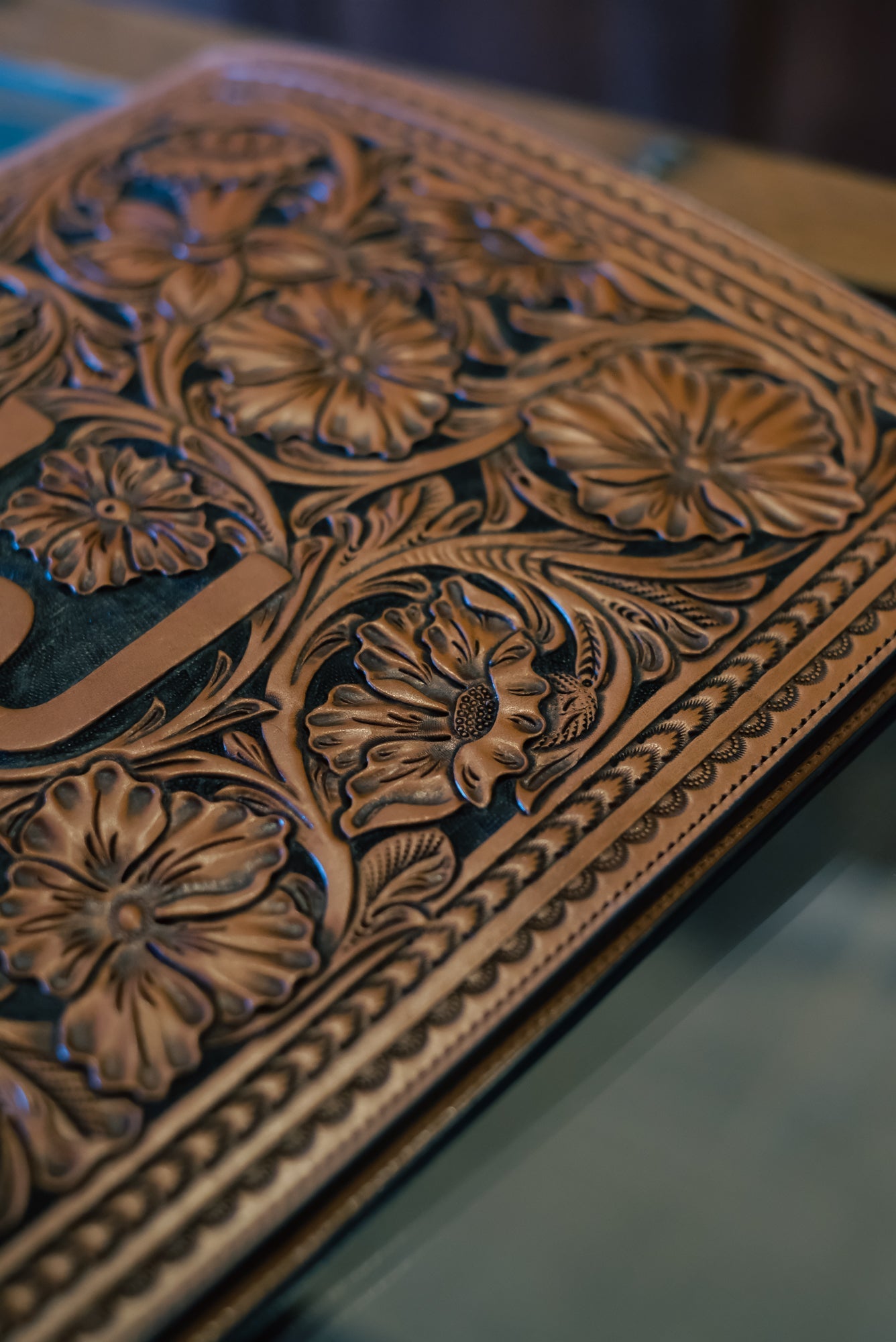 Custom 12.75 x 10.5 Large Western Portfolio Wilkinson
