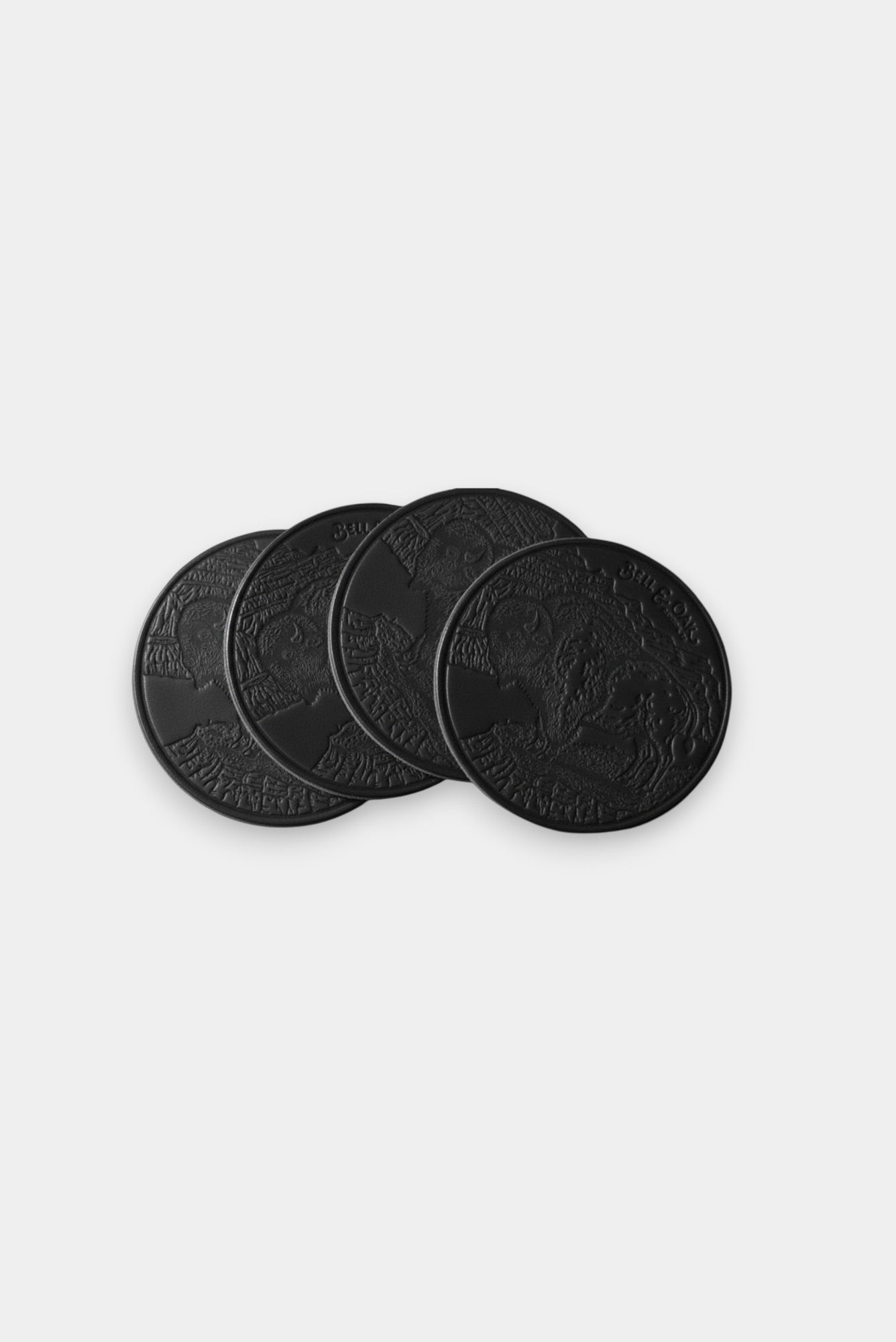 Bison Coaster Set Bell & Oak