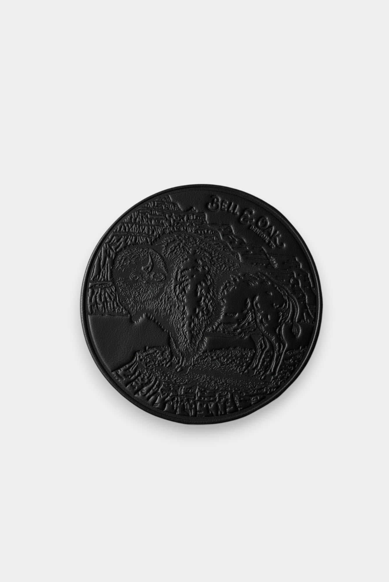 Bison Coaster Set Bell & Oak