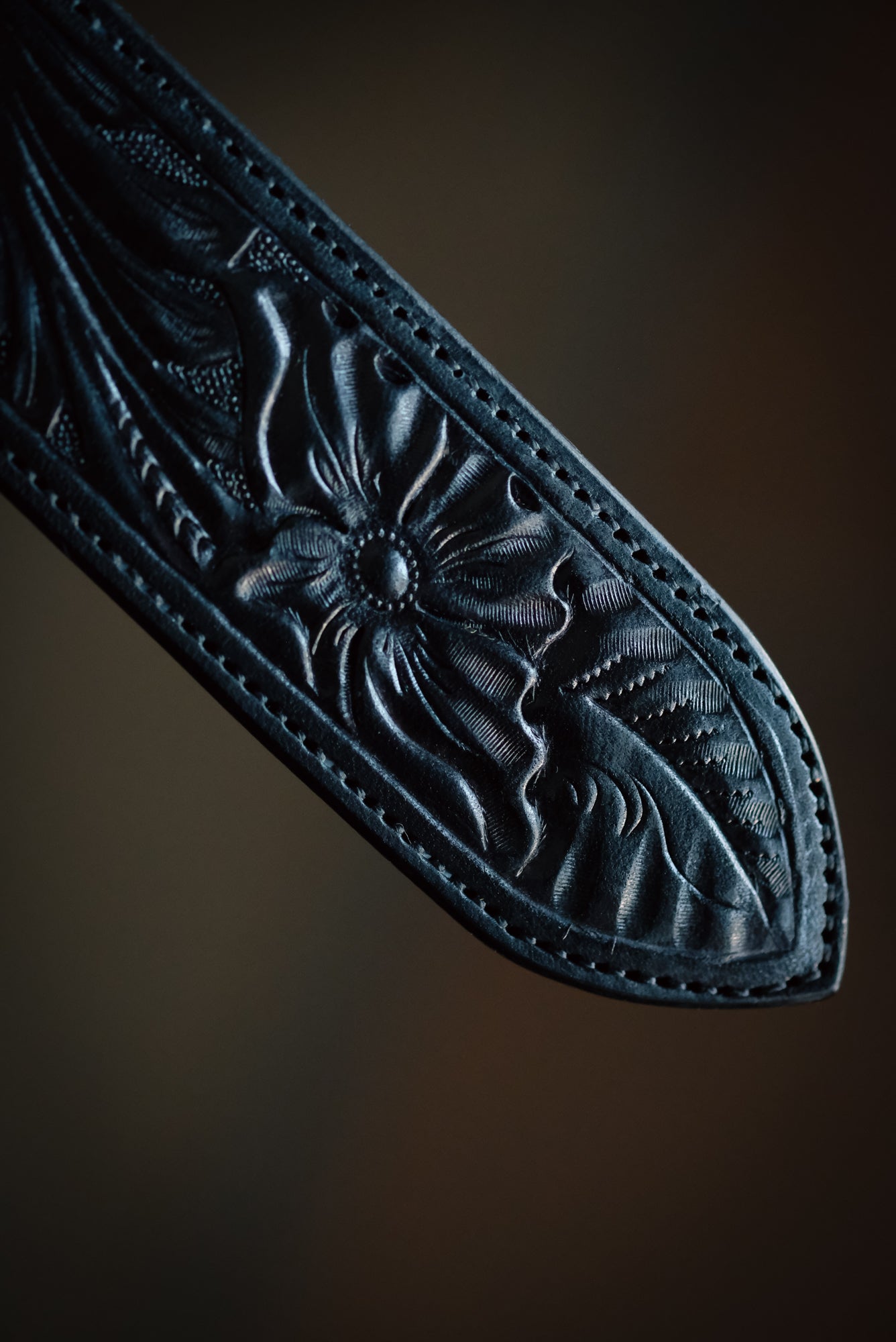 Floral No.4 Hand Tooled Belt