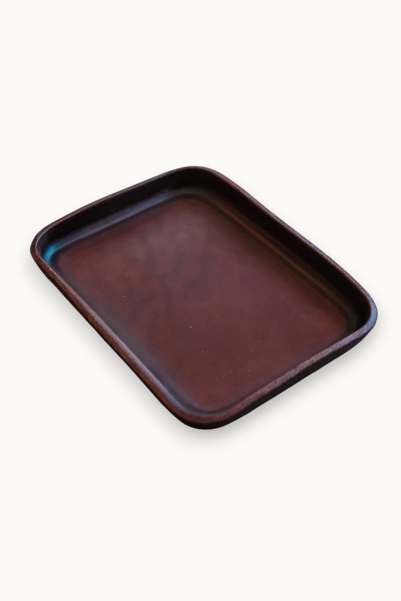 Molded Leather Tray Wilkinson