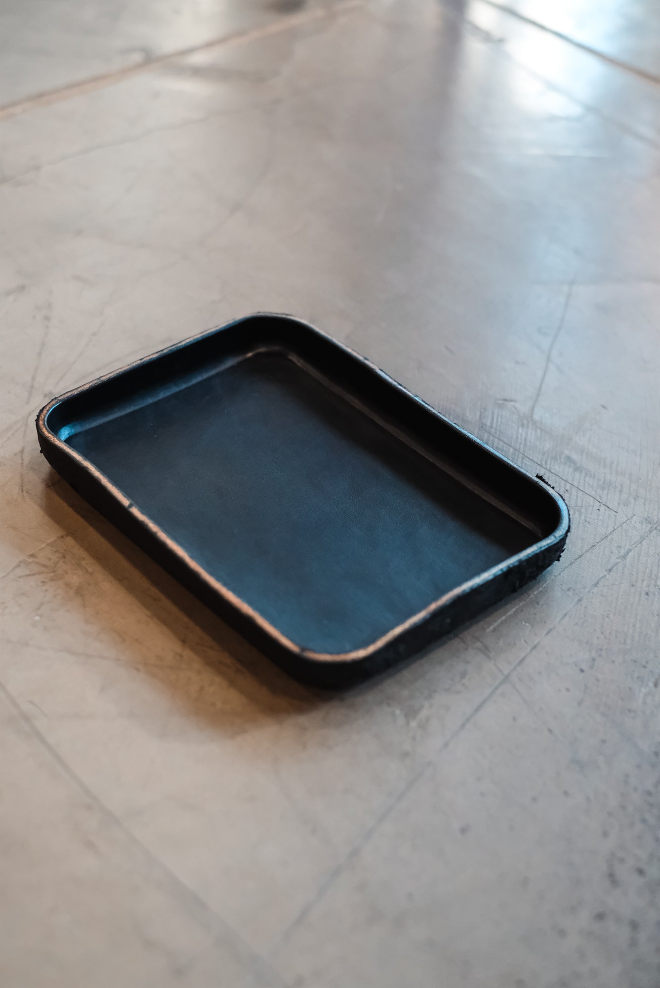 Molded Leather Tray