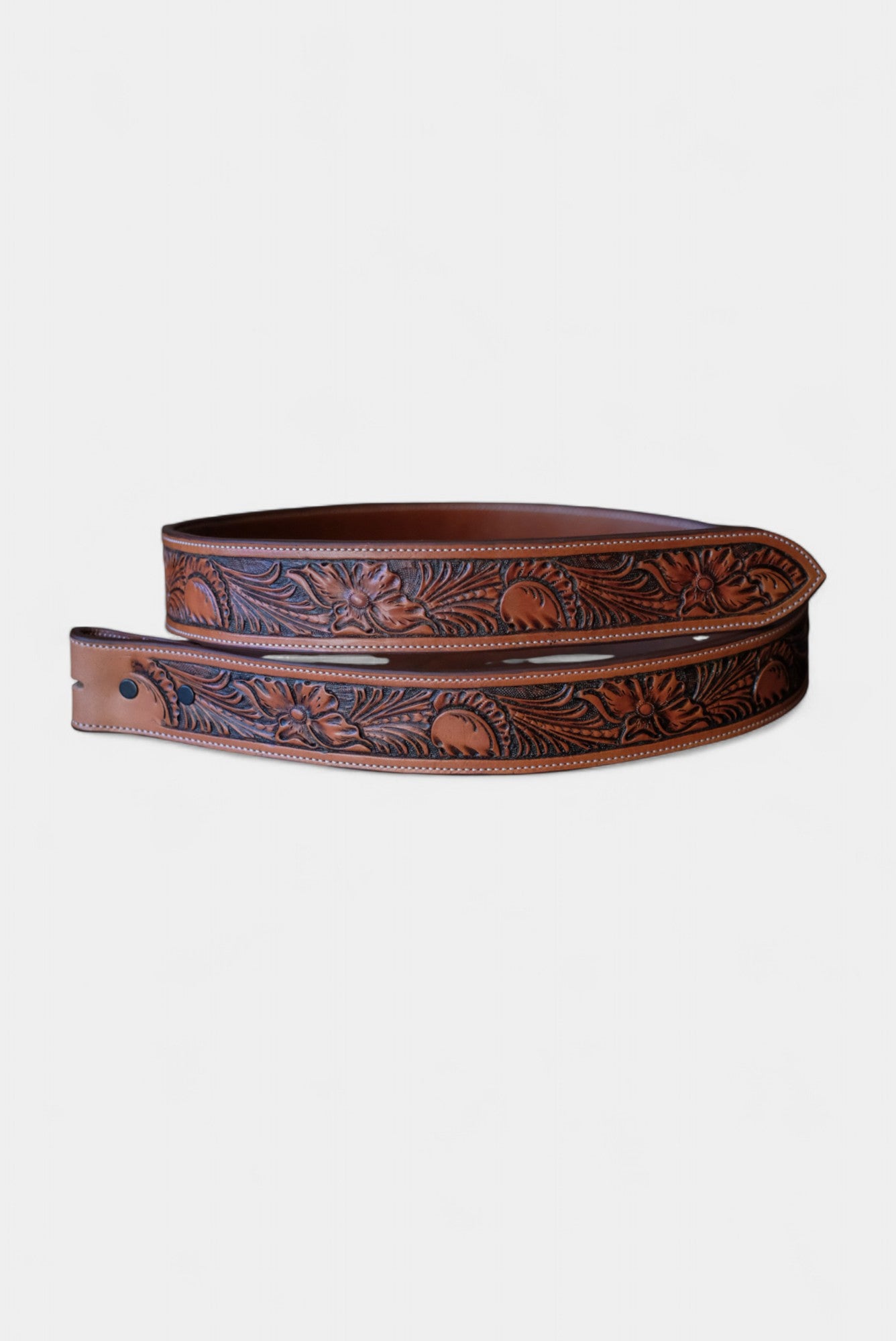 Floral No.4 Hand Tooled Belt