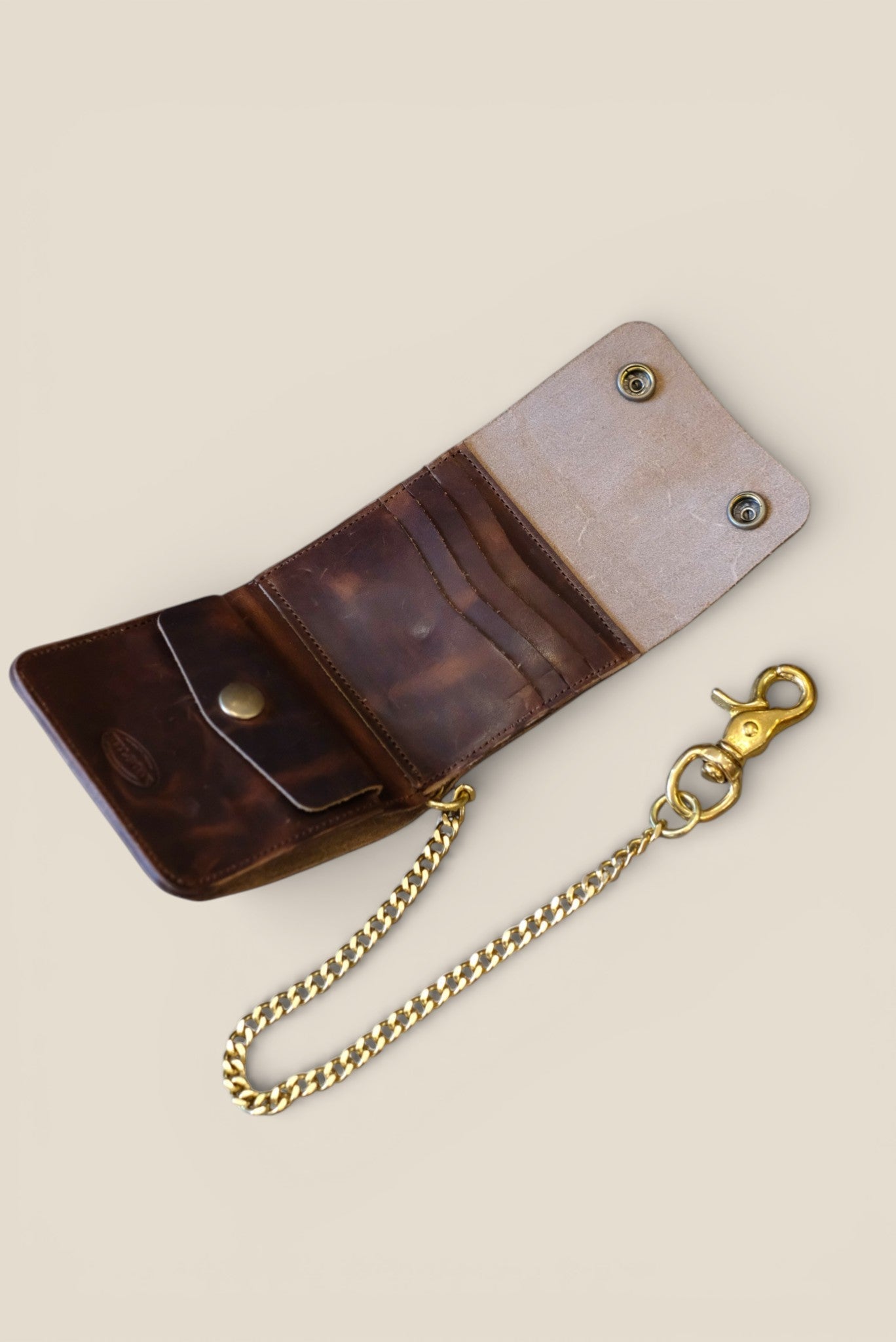 Chain Wallet Bell & Oak