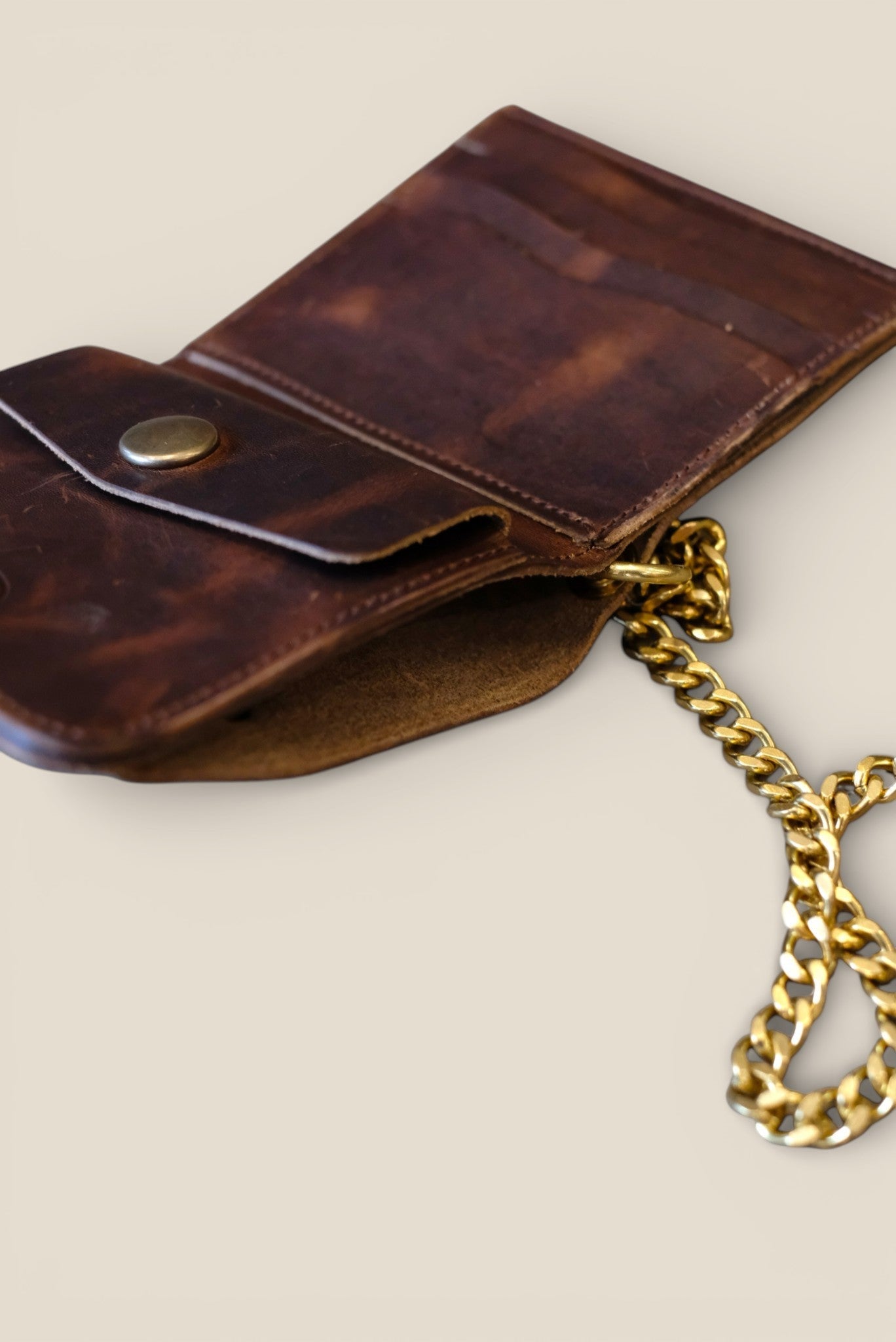Chain Wallet Bell & Oak