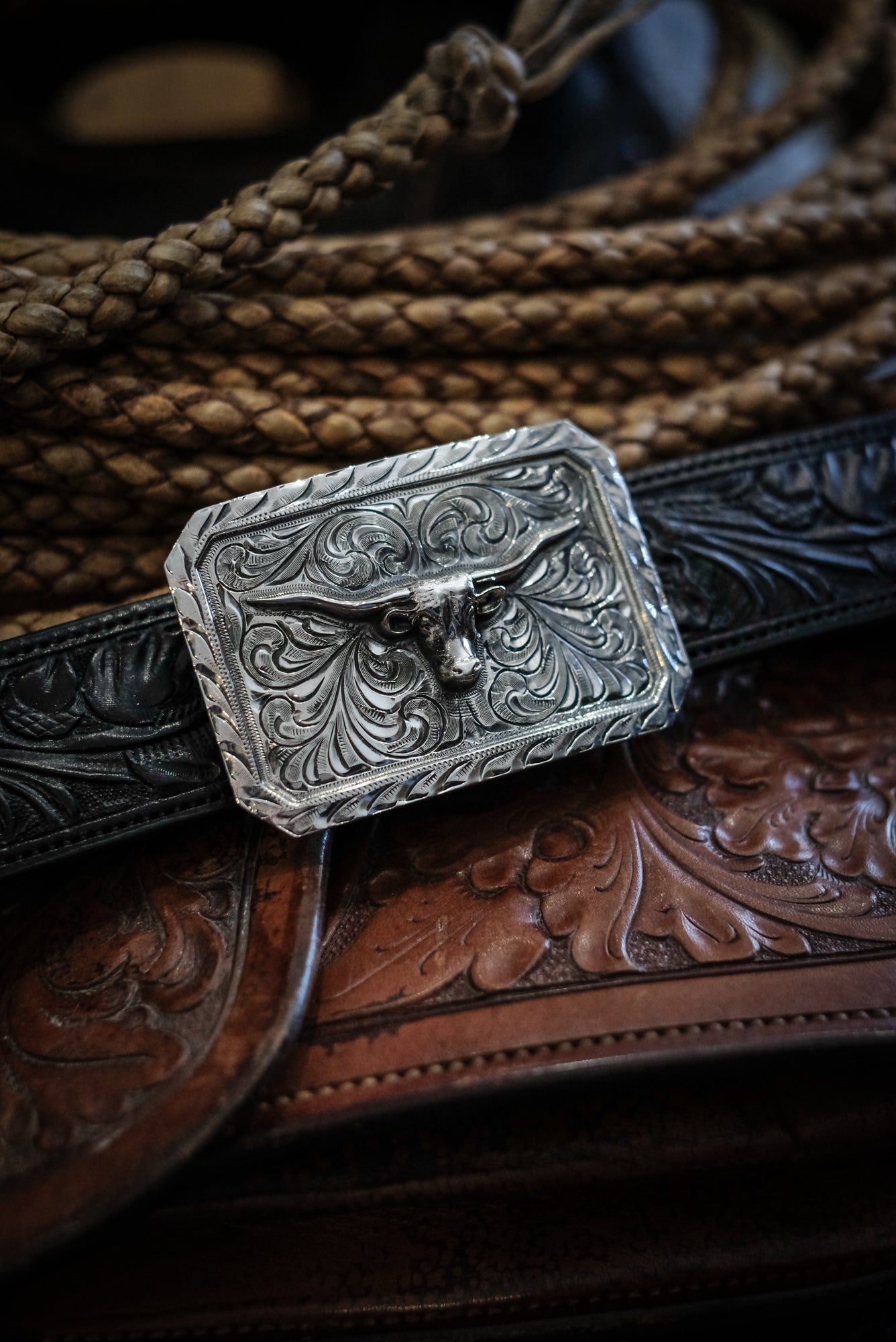 Longhorn Trophy Buckle 1-1/2" Wilkinson