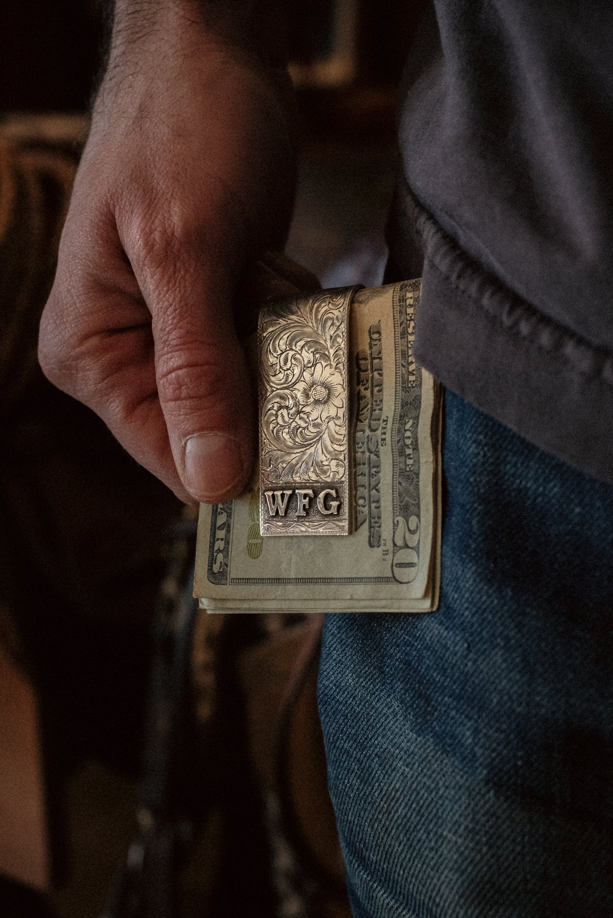 Custom Money Clip Wilkinson