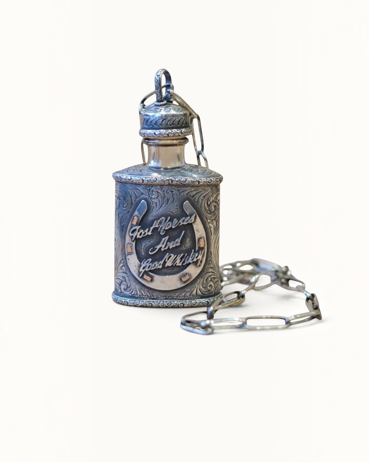 Sterling Silver Flask Necklace — by Laddan Ledbetter Laddan Ledbetter