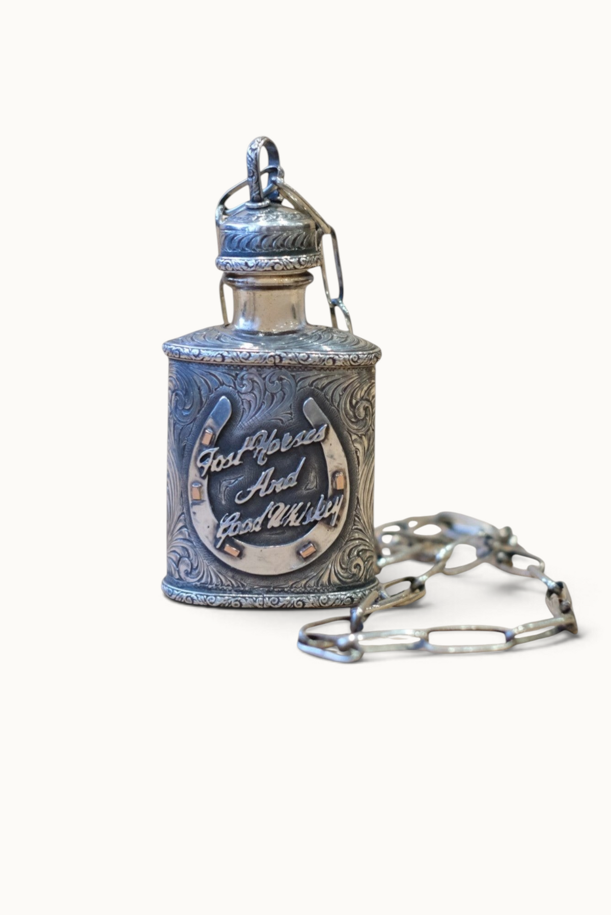 Sterling Silver Flask Necklace — by Laddan Ledbetter Laddan Ledbetter