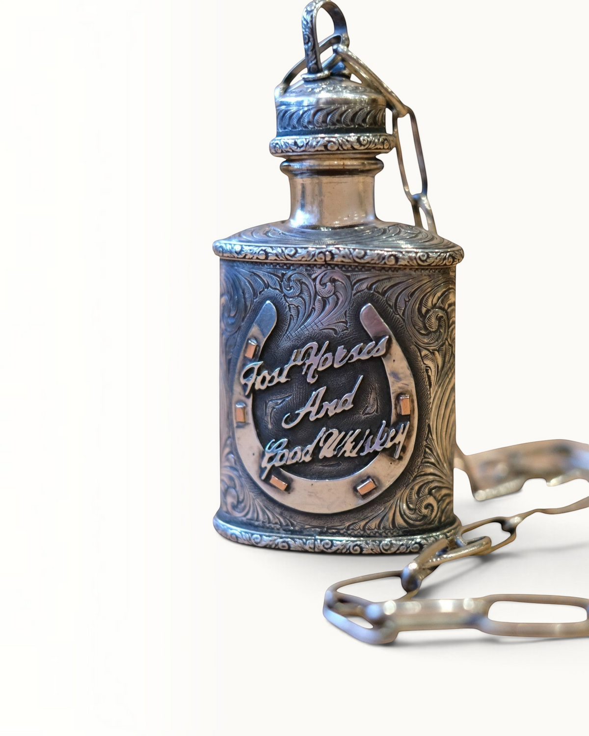 Sterling Silver Flask Necklace — by Laddan Ledbetter Laddan Ledbetter
