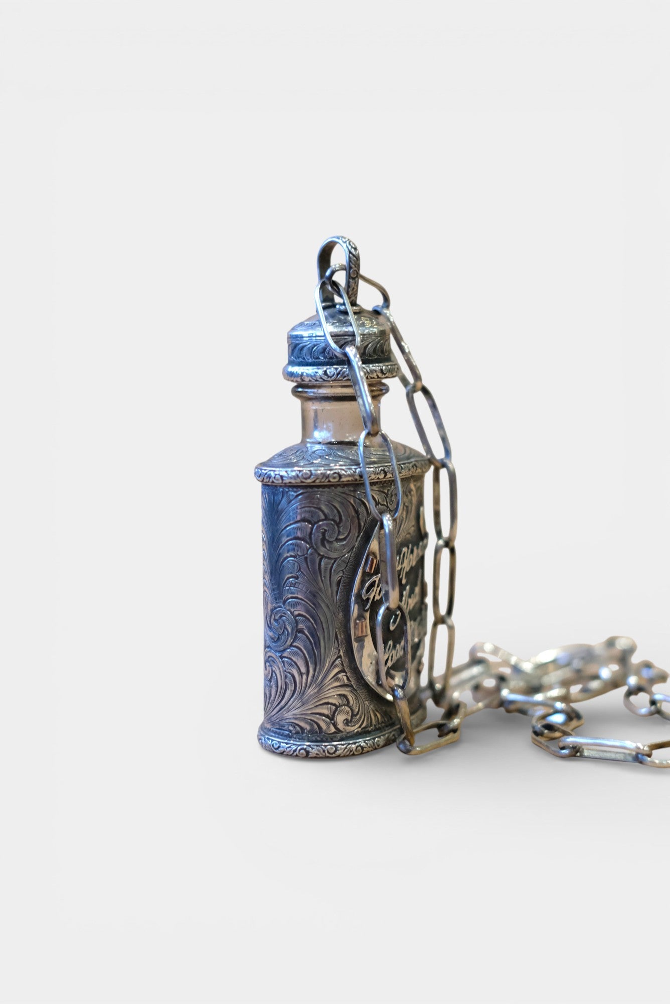 Sterling Silver Flask Necklace — by Laddan Ledbetter