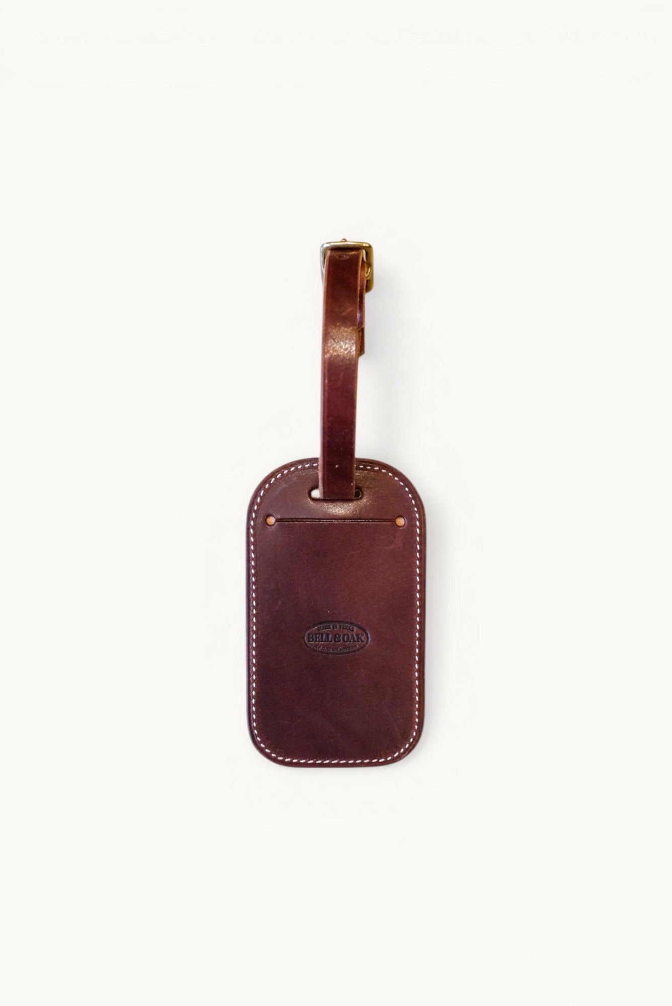 Leather Luggage Tag Bell & Oak
