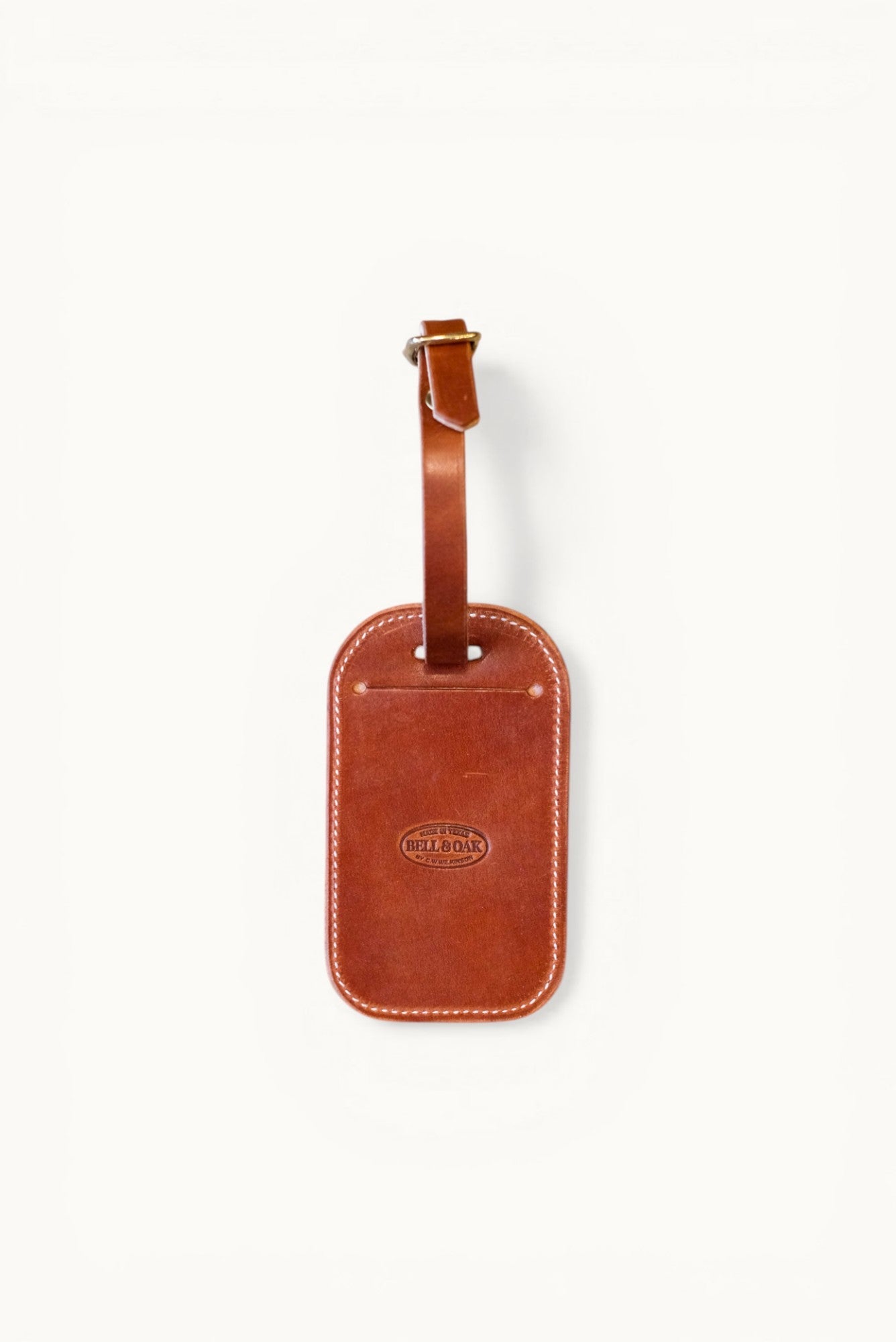 Leather Luggage Tag Bell & Oak