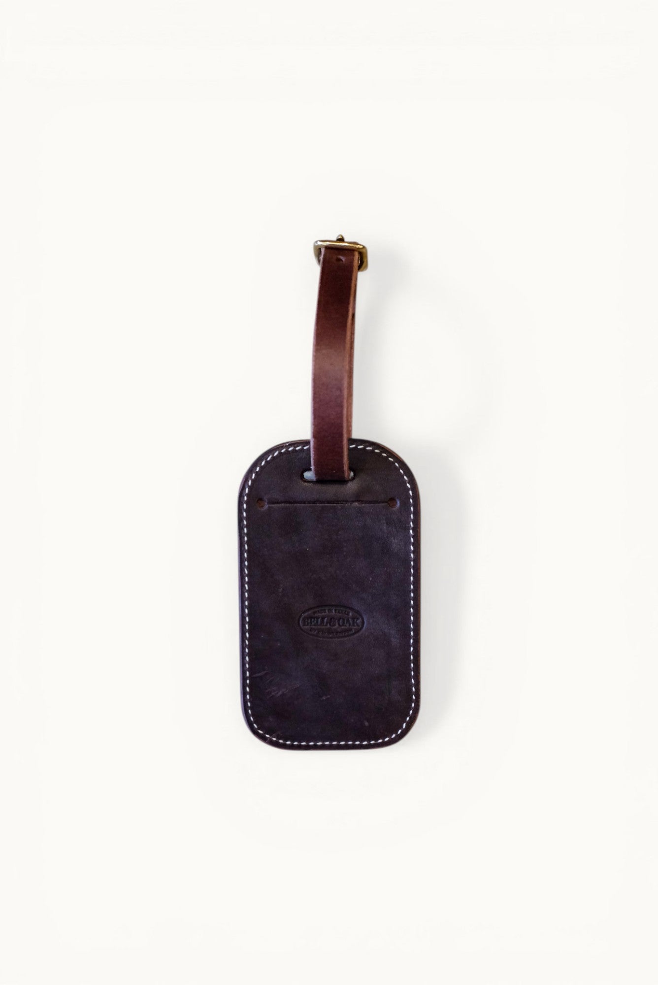 Leather Luggage Tag Bell & Oak