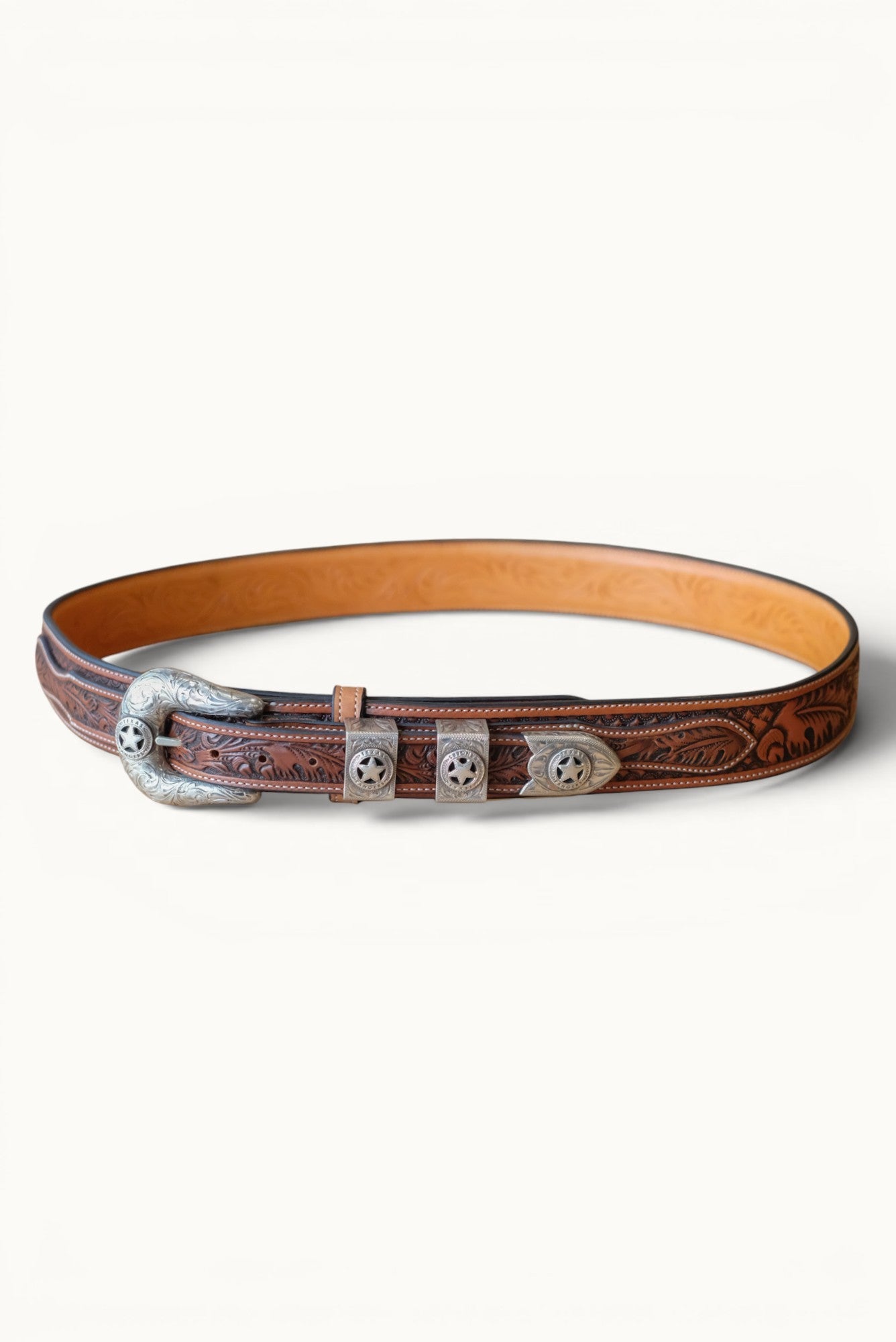 Custom Hand Tooled Ranger Belt Wilkinson