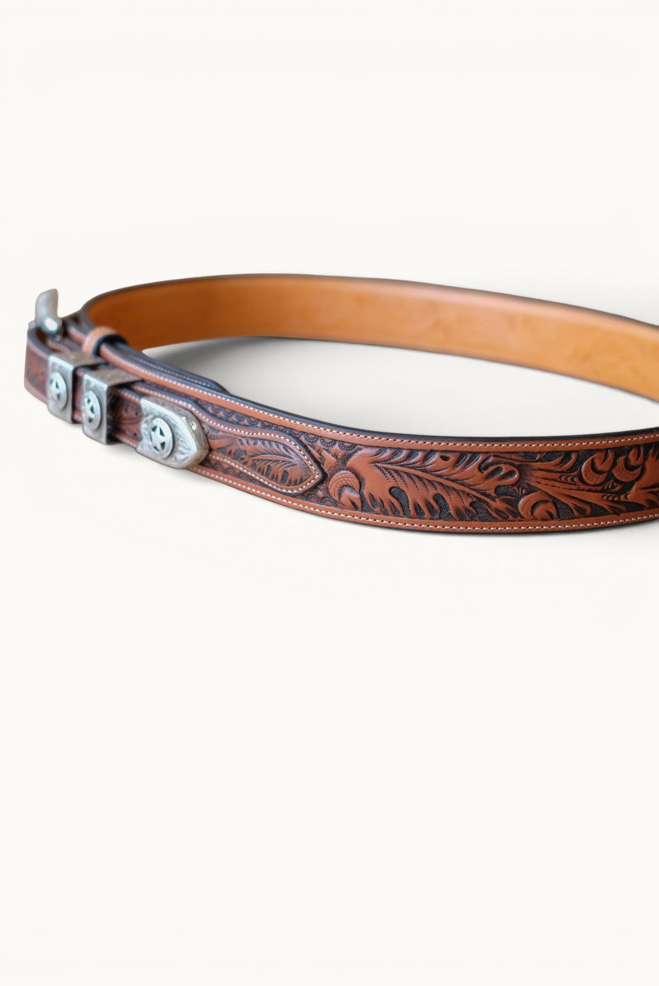 Custom Hand Tooled Ranger Belt