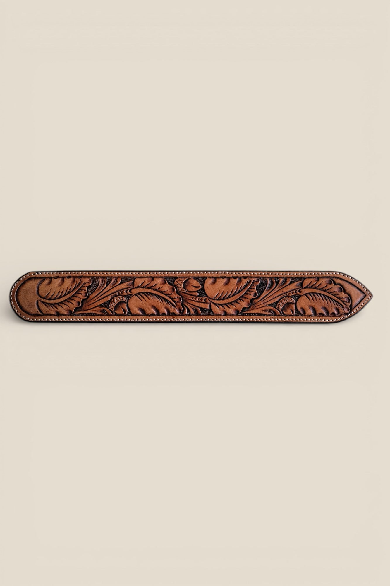 Custom Hand Tooled Belt | Oak Leaf #2 Wilkinson
