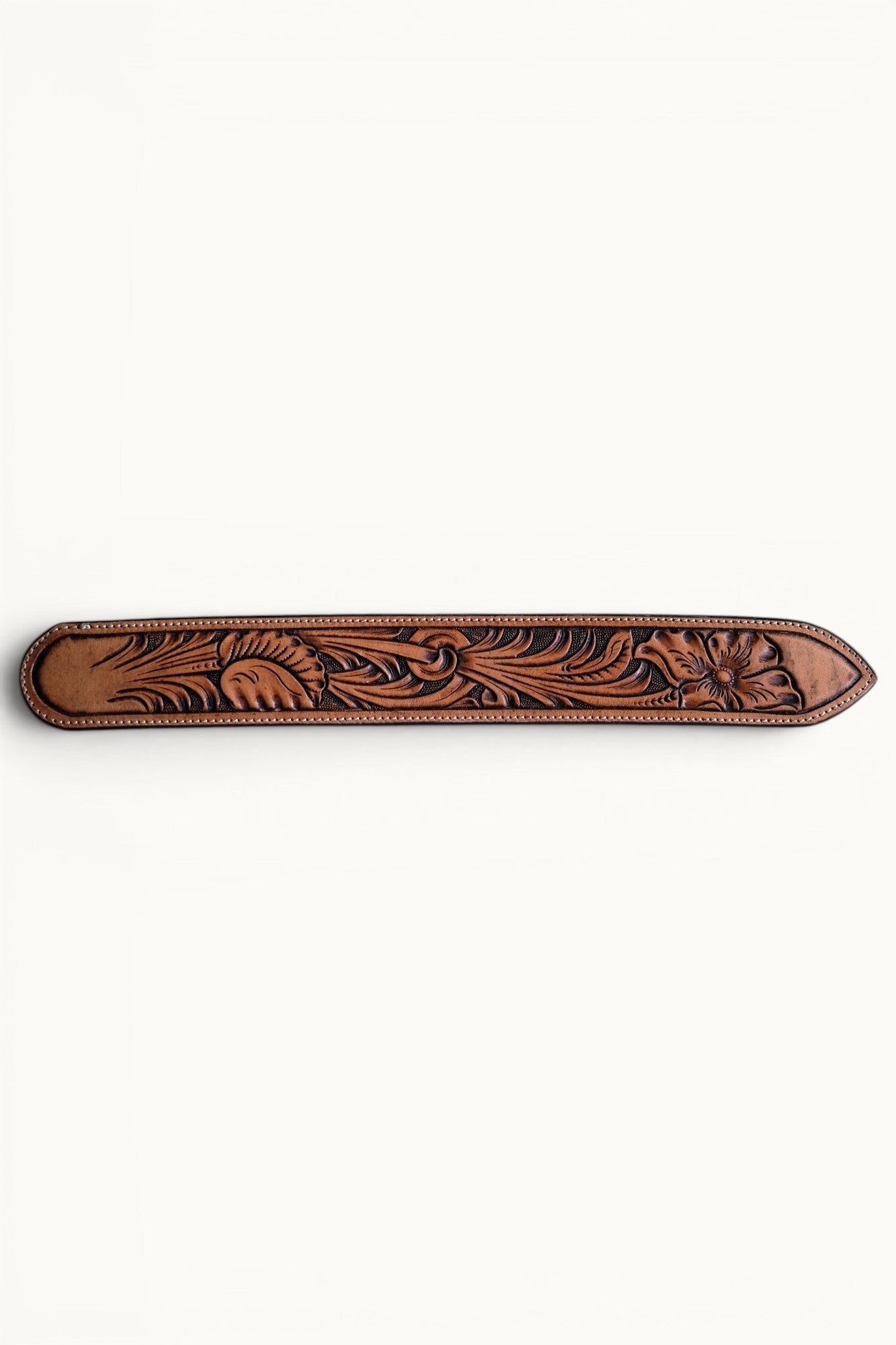Custom Hand Tooled Belt | Floral #3 Wilkinson