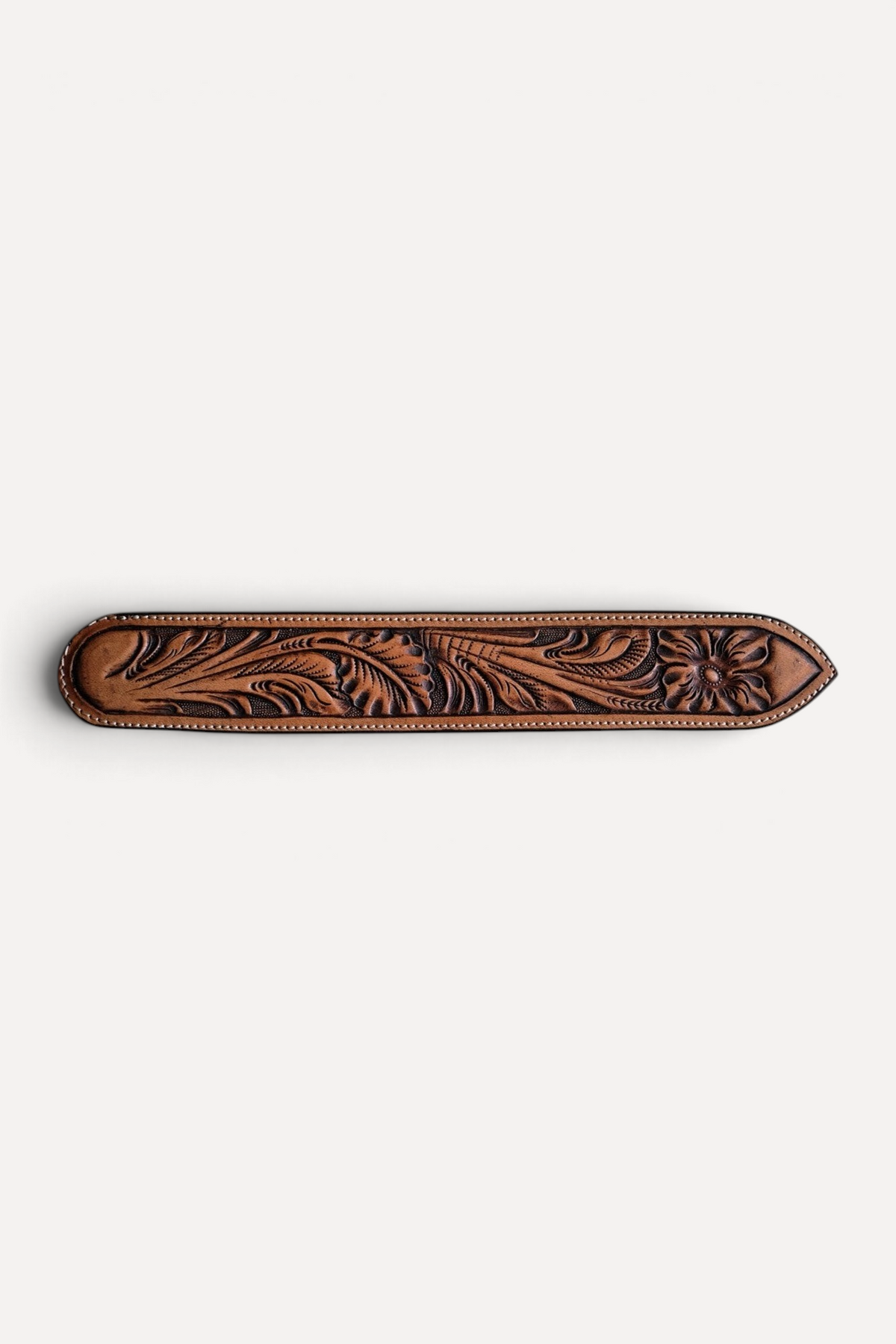 Custom Hand Tooled Belt | Floral #1 Wilkinson