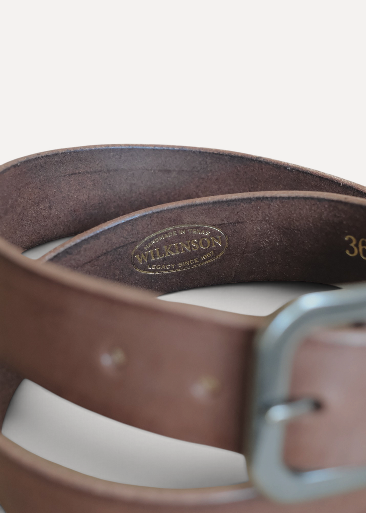 1.5" Vintage Latigo Belt Wilkinson