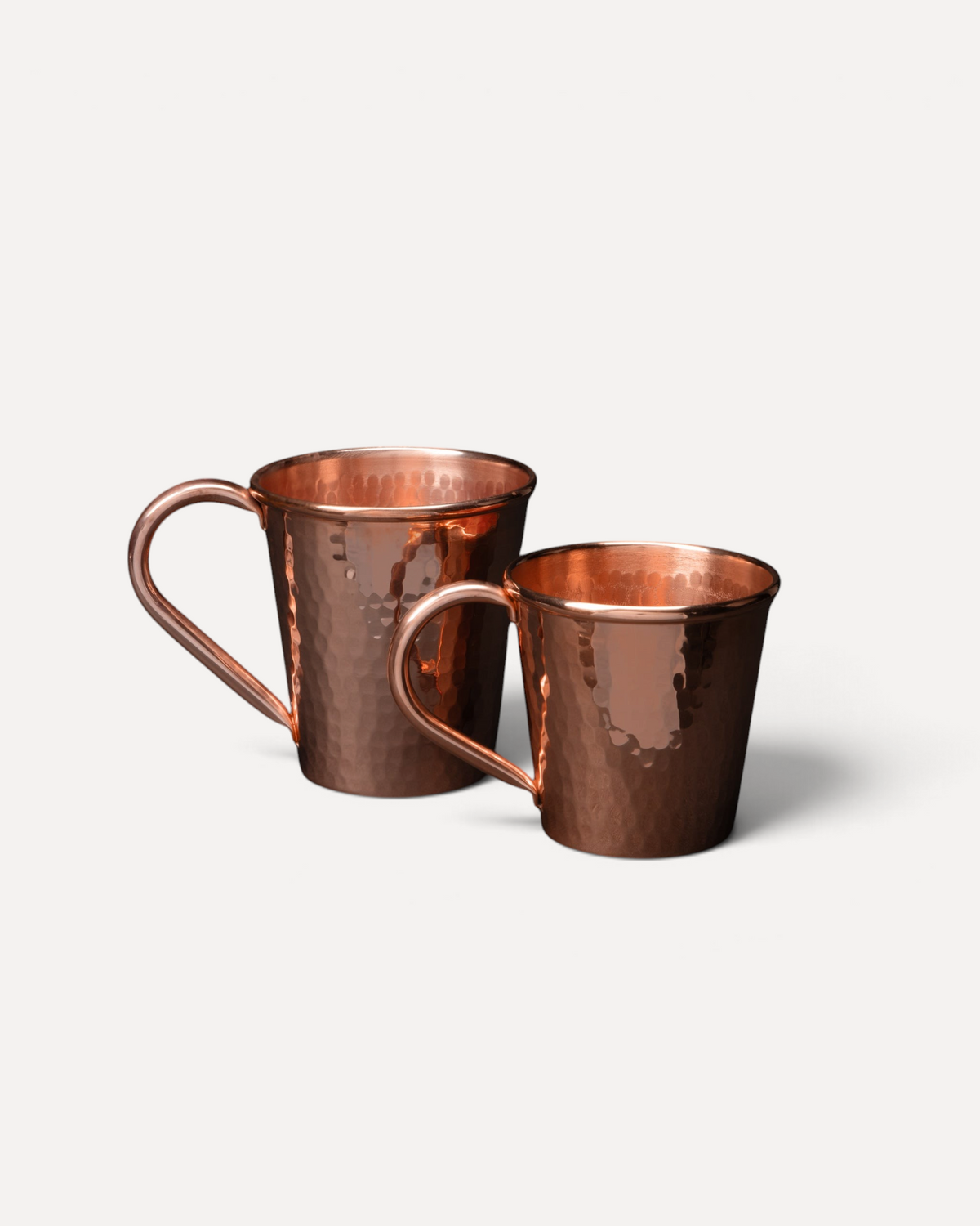 Solid Copper Mule Mug, Copper Handle, 12 oz Sertodo