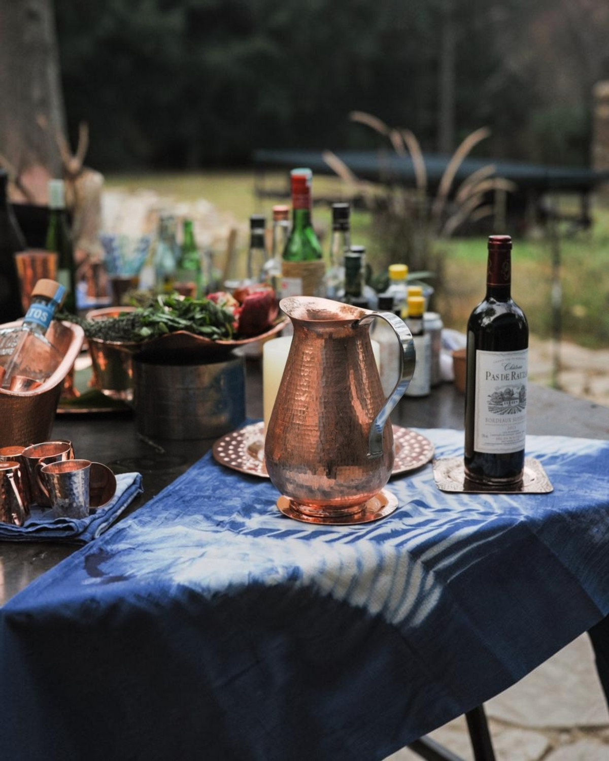 Napa Copper Bottle Coasters Sertodo