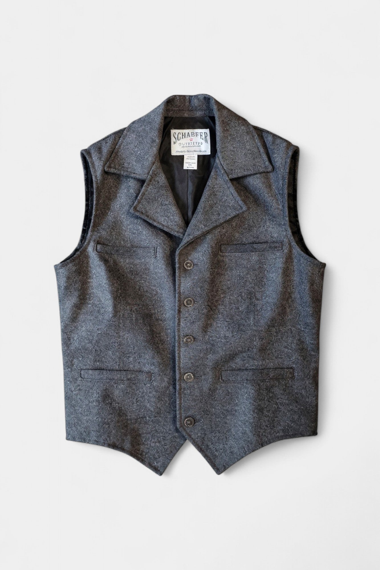 Cattle Baron Wool Vest Schaefer Outfitters