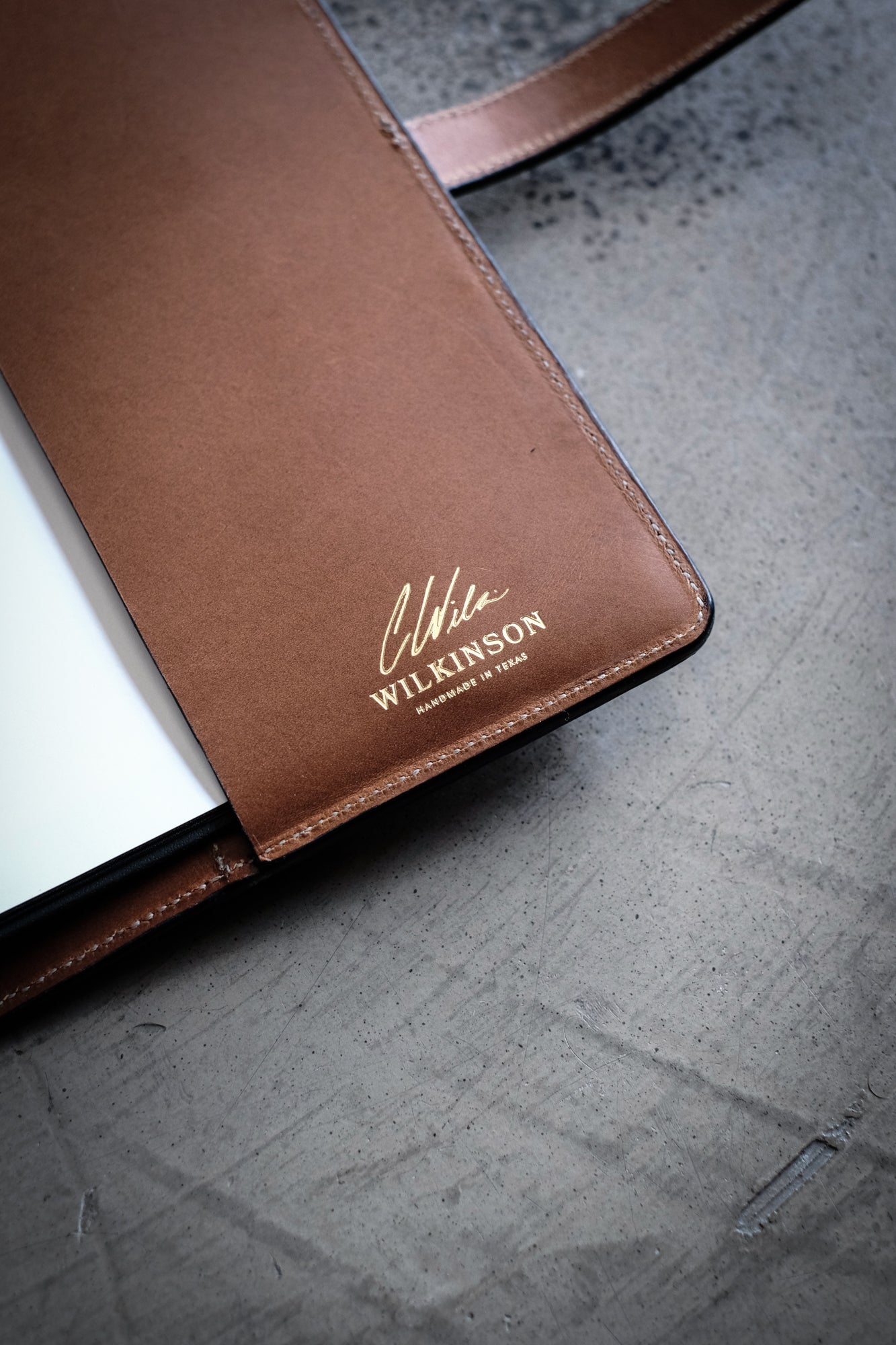 Custom 5x8 Western Notebook Cover Wilkinson