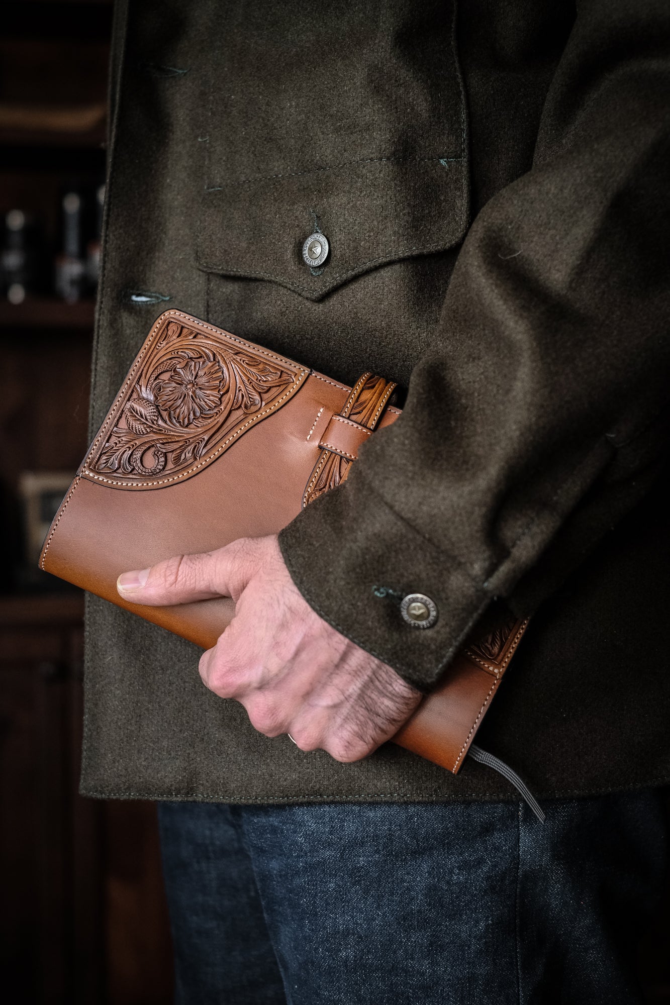 Custom 5x8 Western Notebook Cover Wilkinson