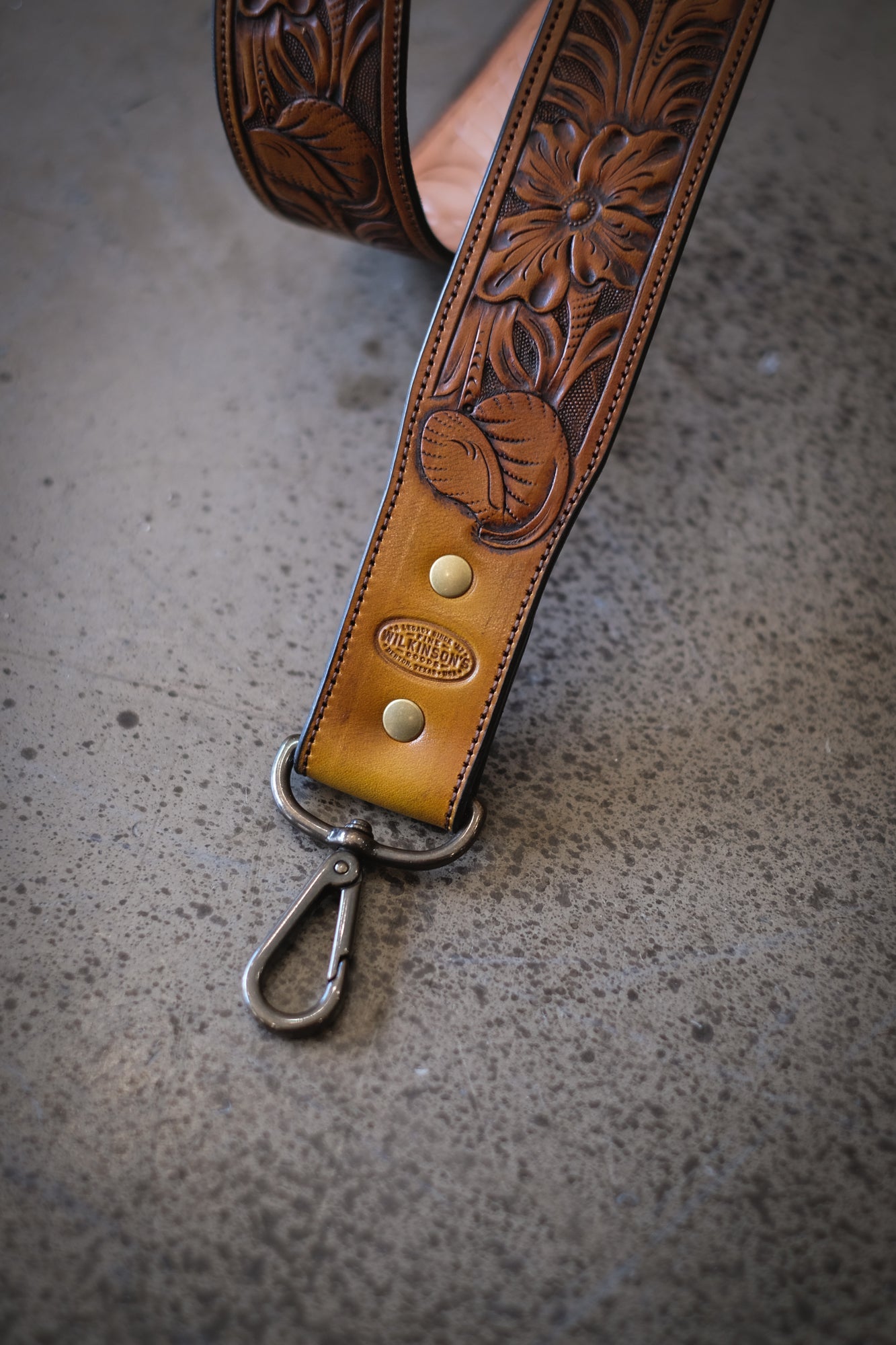 Custom Hand Tooled Western Purse Straps Wilkinson