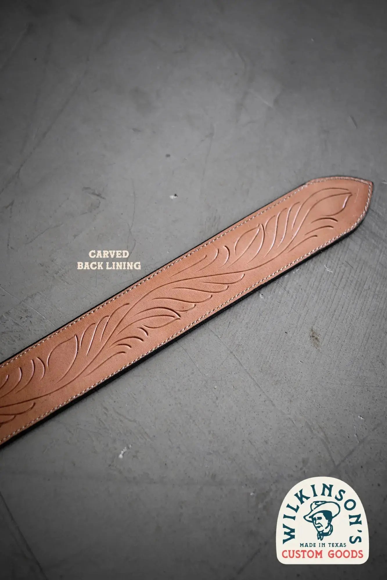 Custom Hand Tooled Belt | Floral #4 Wilkinson