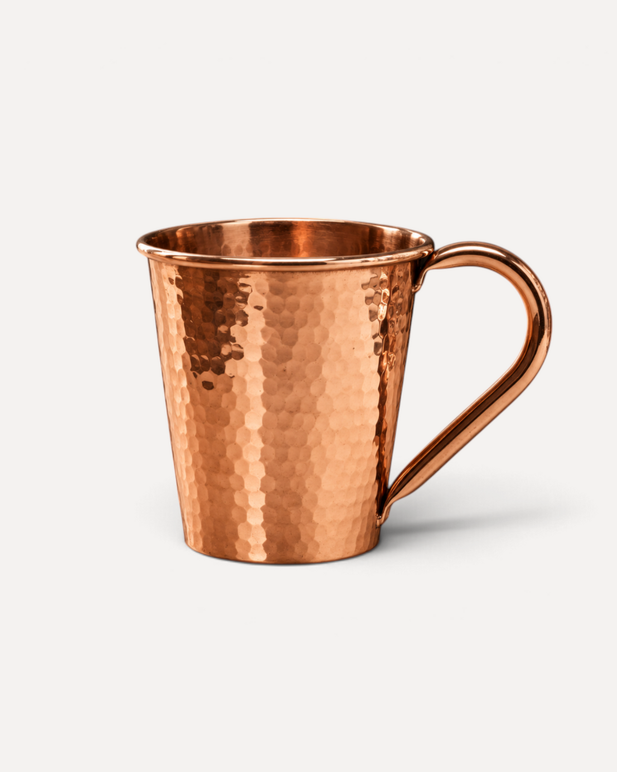 Solid Copper Mule Mug, Copper Handle, 18 oz Sertodo