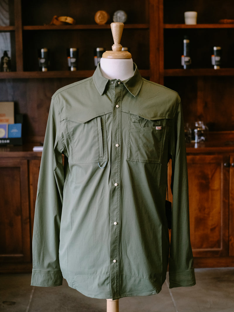 El Pescador L/S Shirt | Military Green
