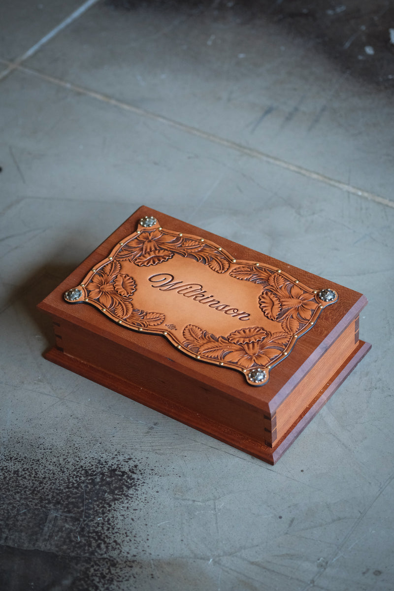 Unfinished Wood Box with Hinges & Tray-10 x 6 x 3 3/4-handmade gifts-memory  boxes-engravable wood box-personalized boxes-small jewelry box