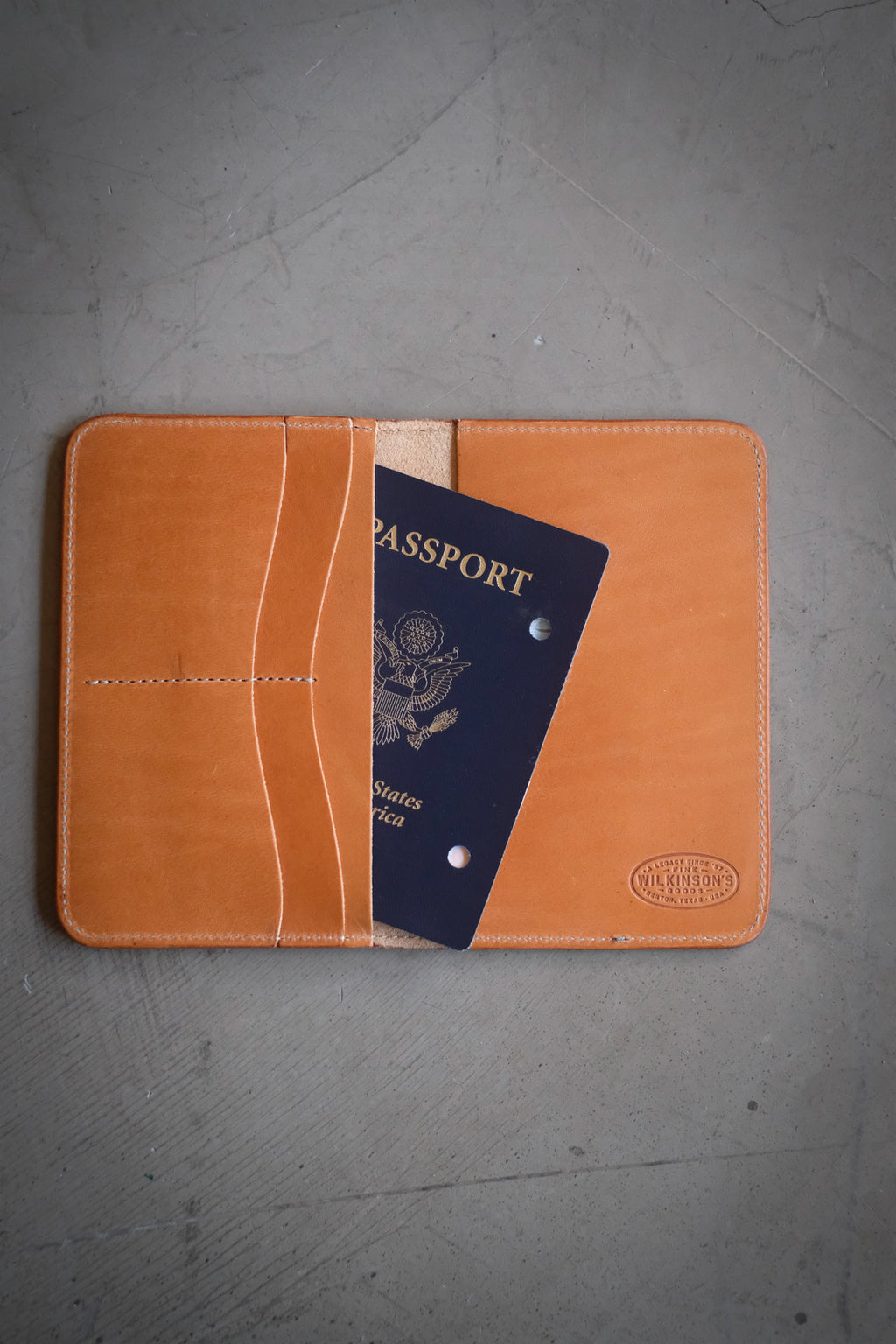 Travel Book | Tan Italian Vachetta Leather