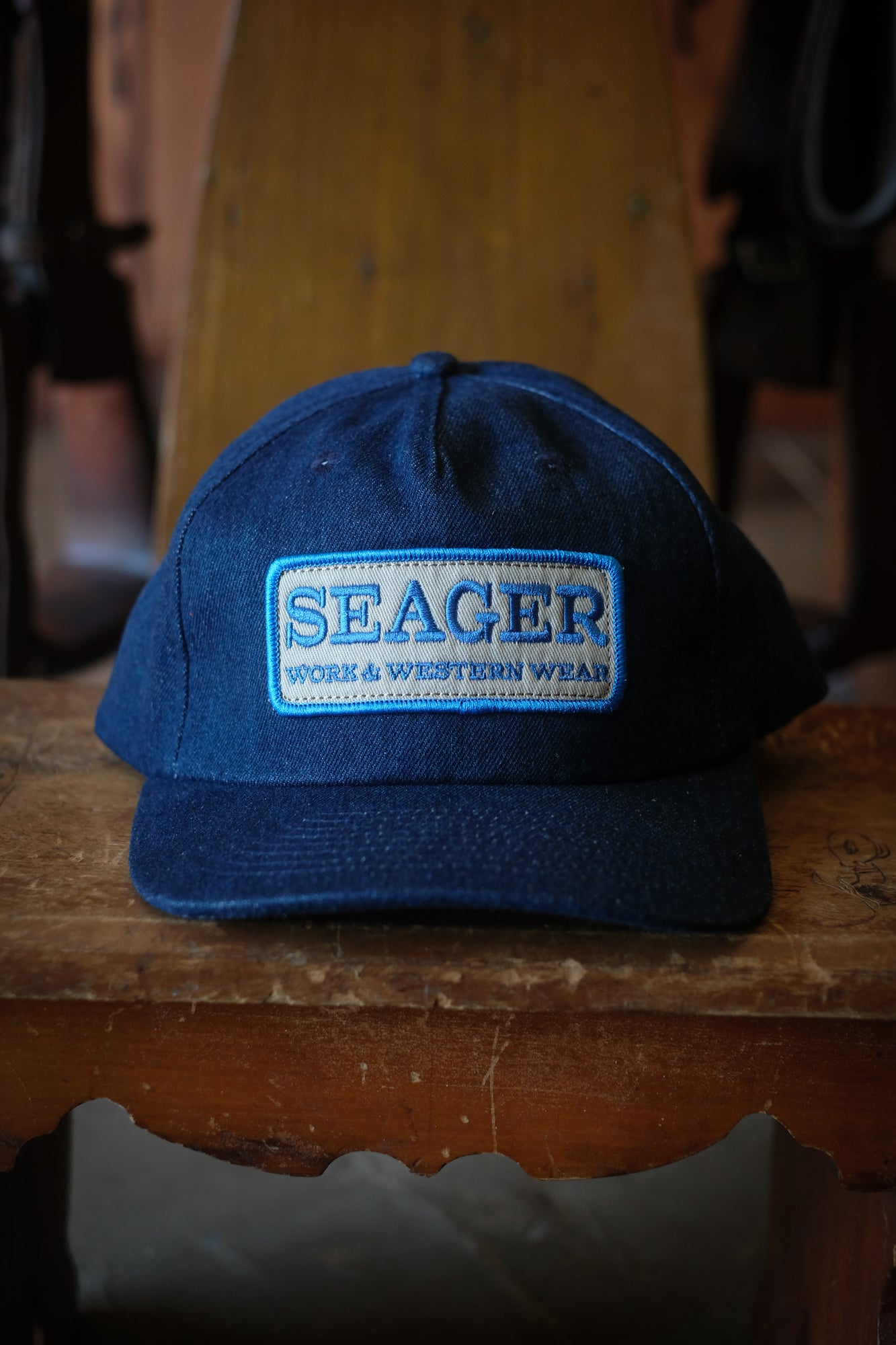 Farrier Denim SnapBack | Dark Blue