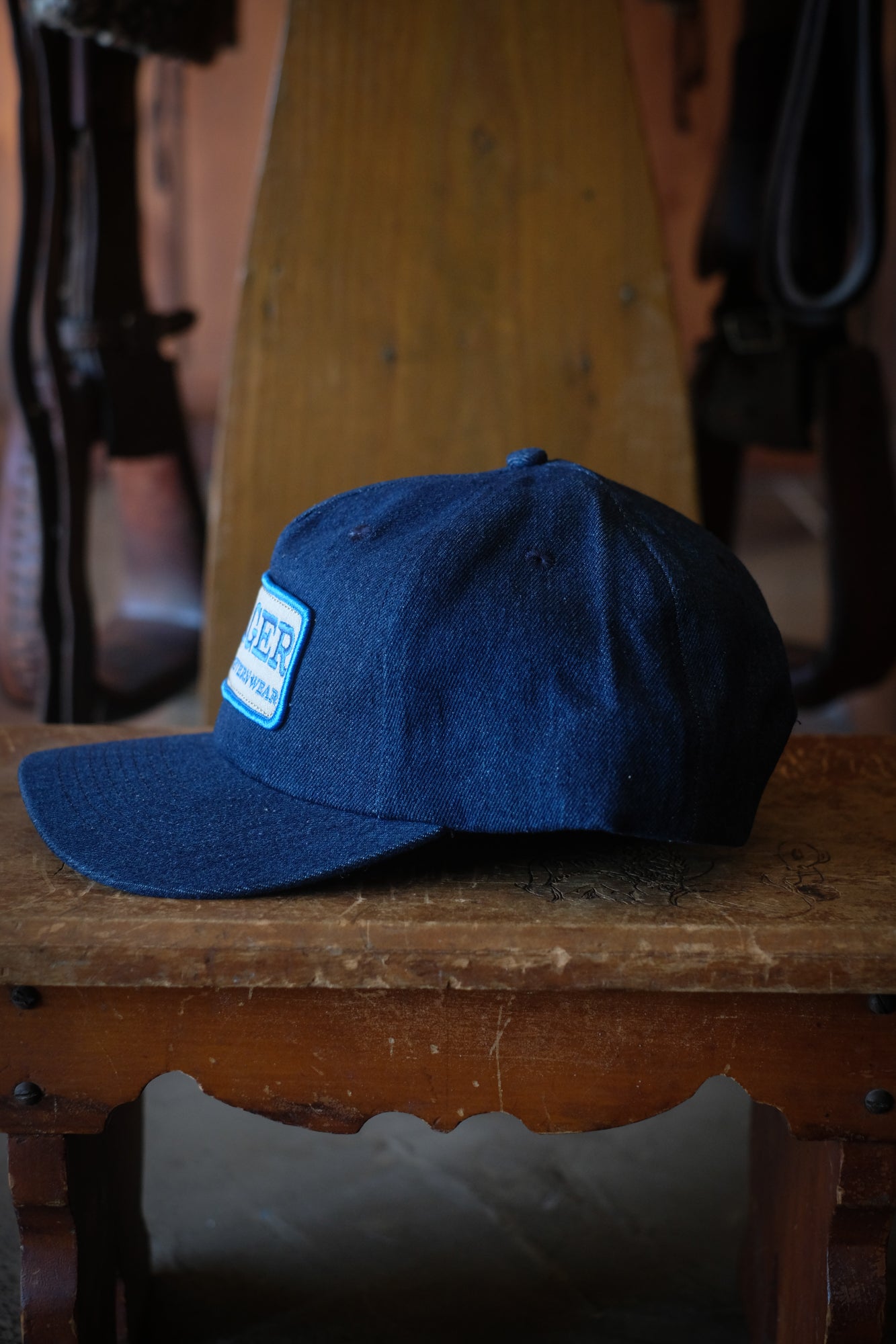 Farrier Denim SnapBack | Dark Blue