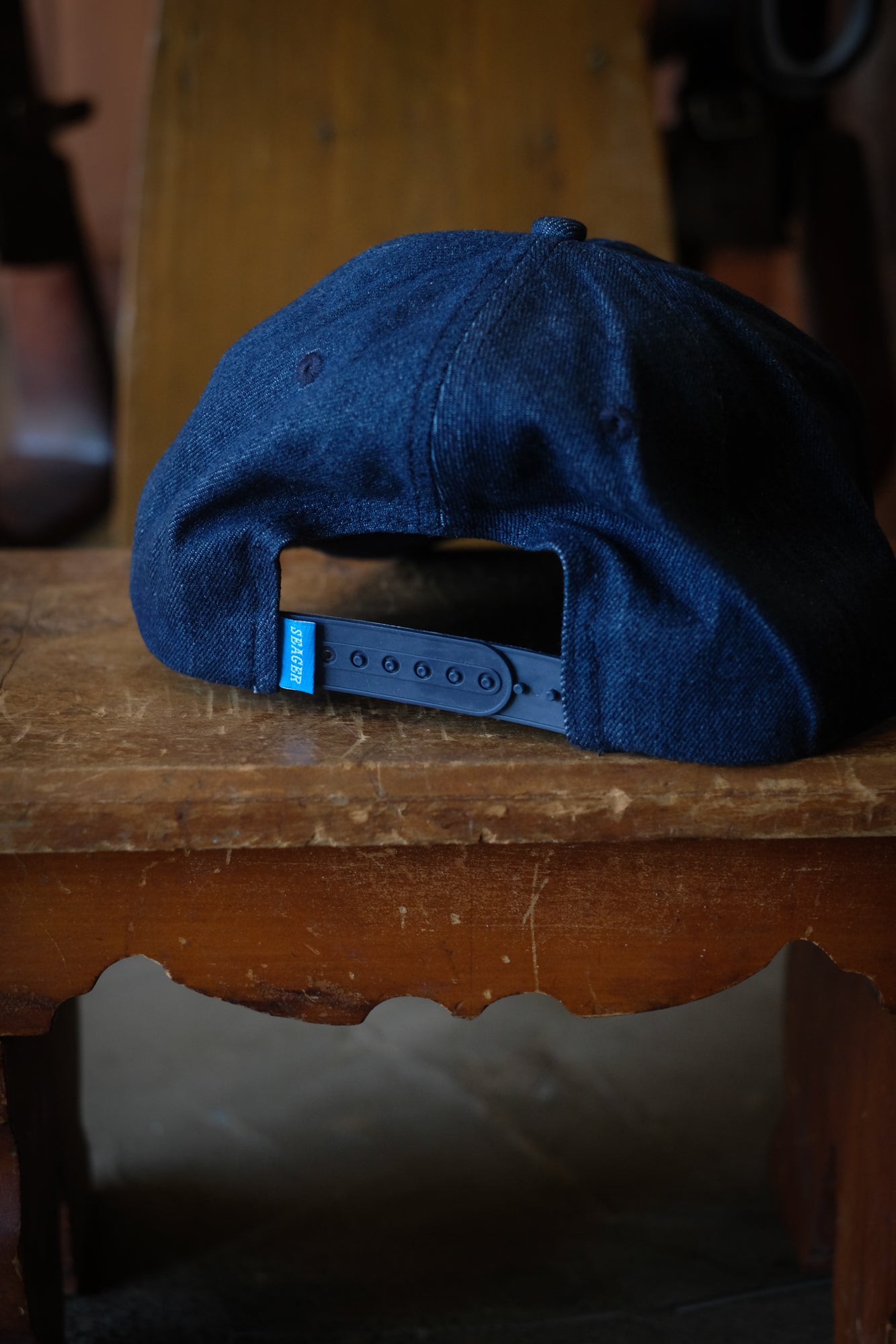 Farrier Denim SnapBack | Dark Blue